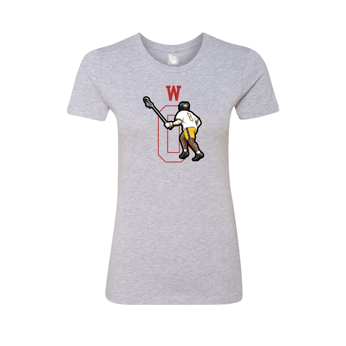 Fitted Women's Tee — Shirsey in Grey