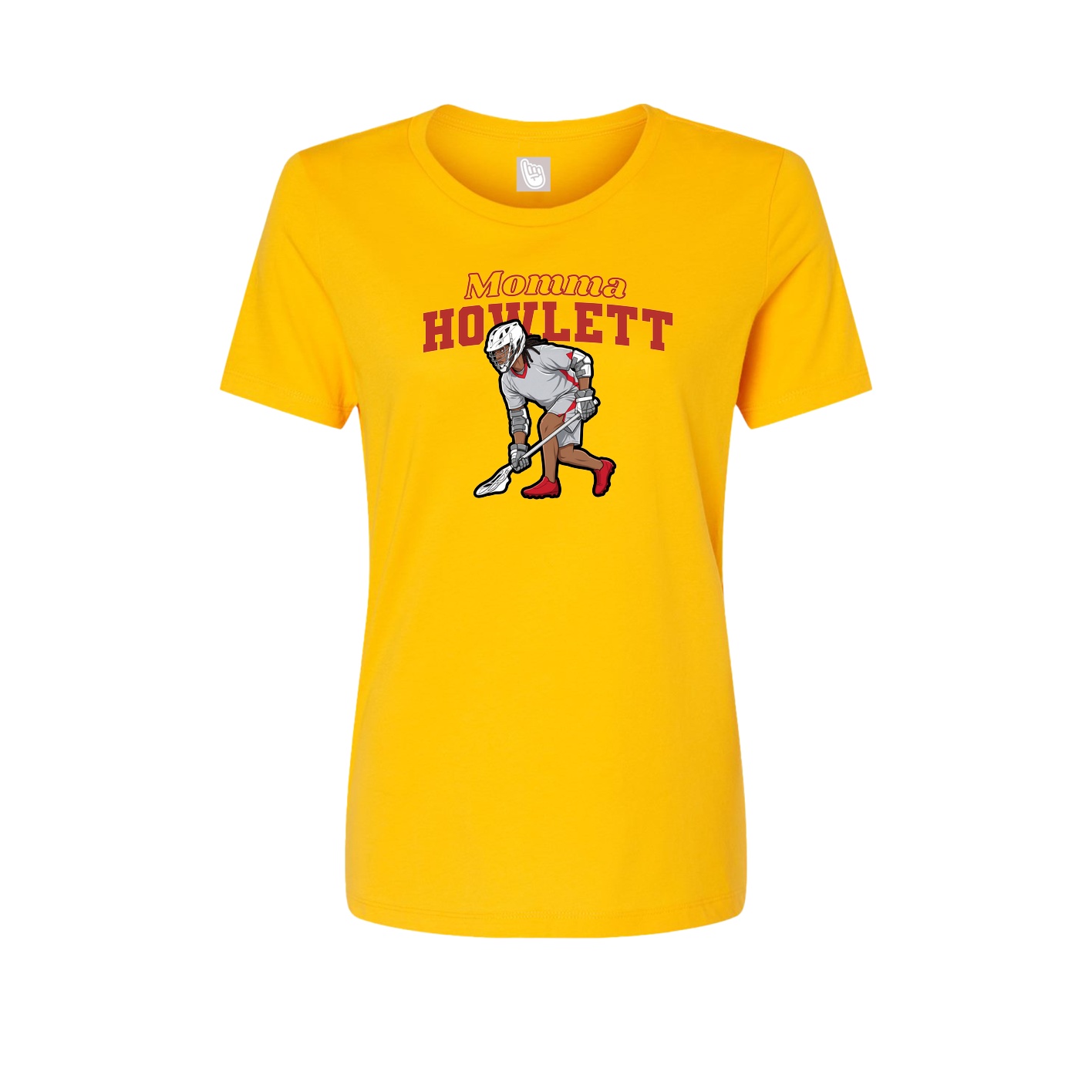 Womens Tee — Mothers Day Block in Gold