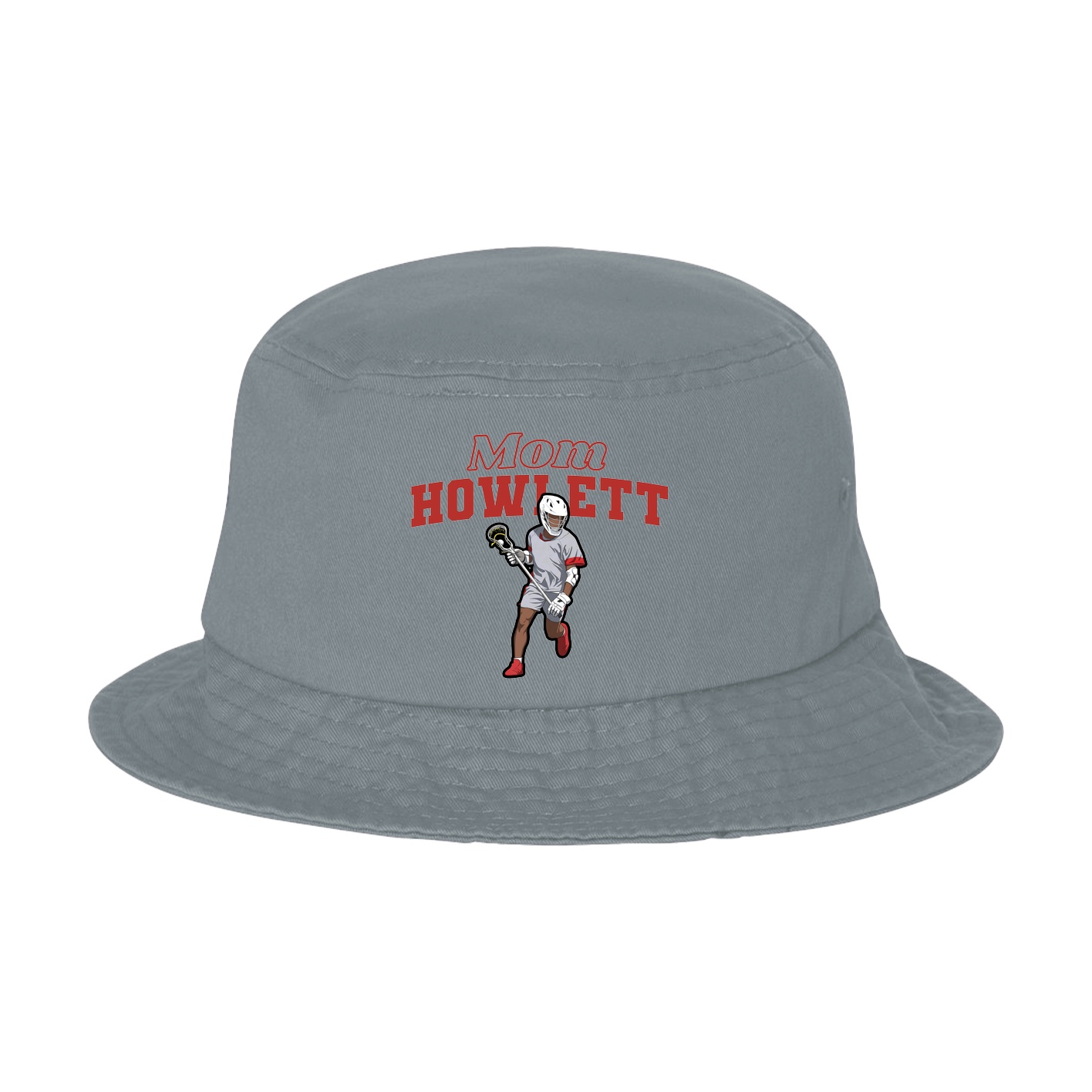 Bucket Cap — Mothers Day Block in Grey