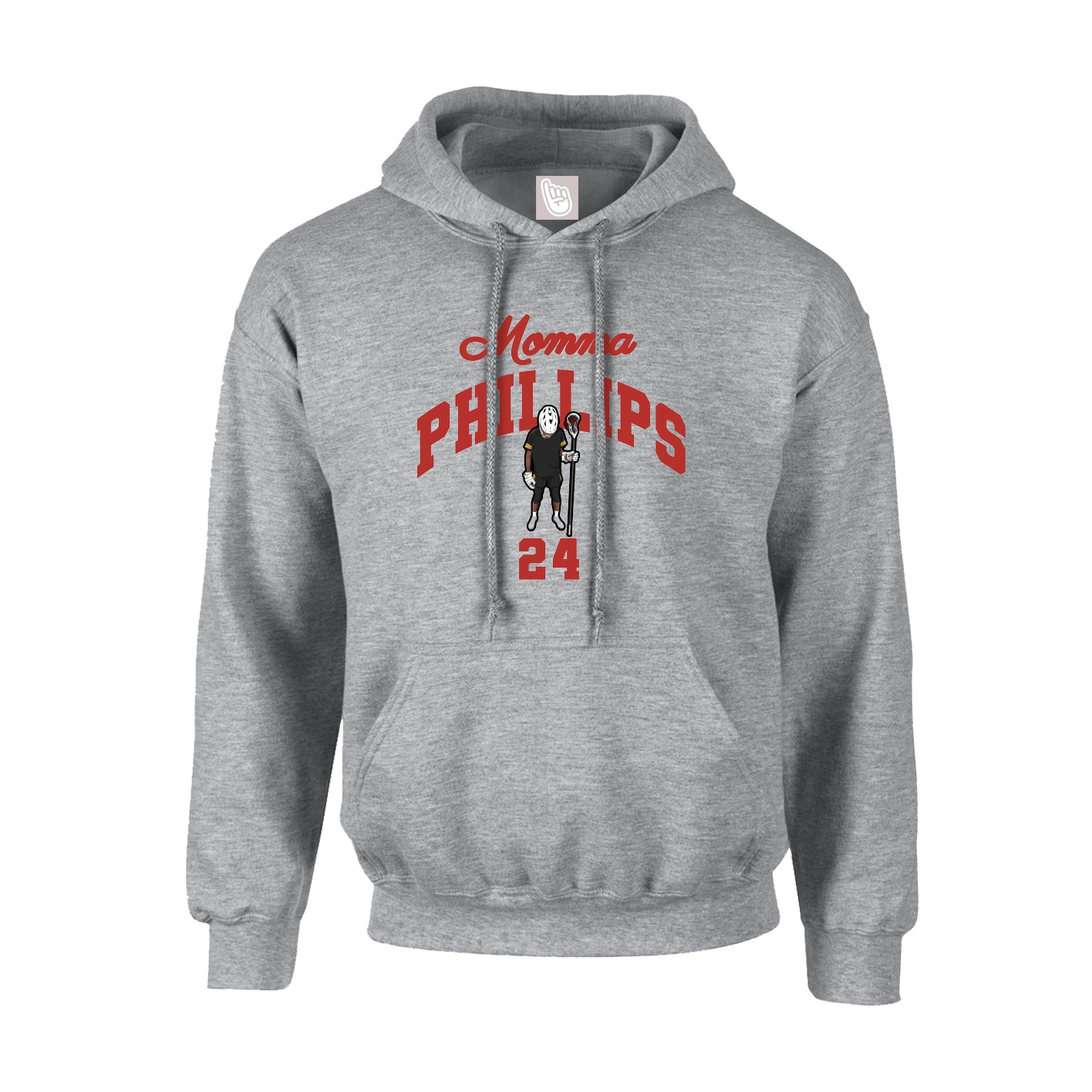 Youth Hoodie — Mothers Day Arch in Grey