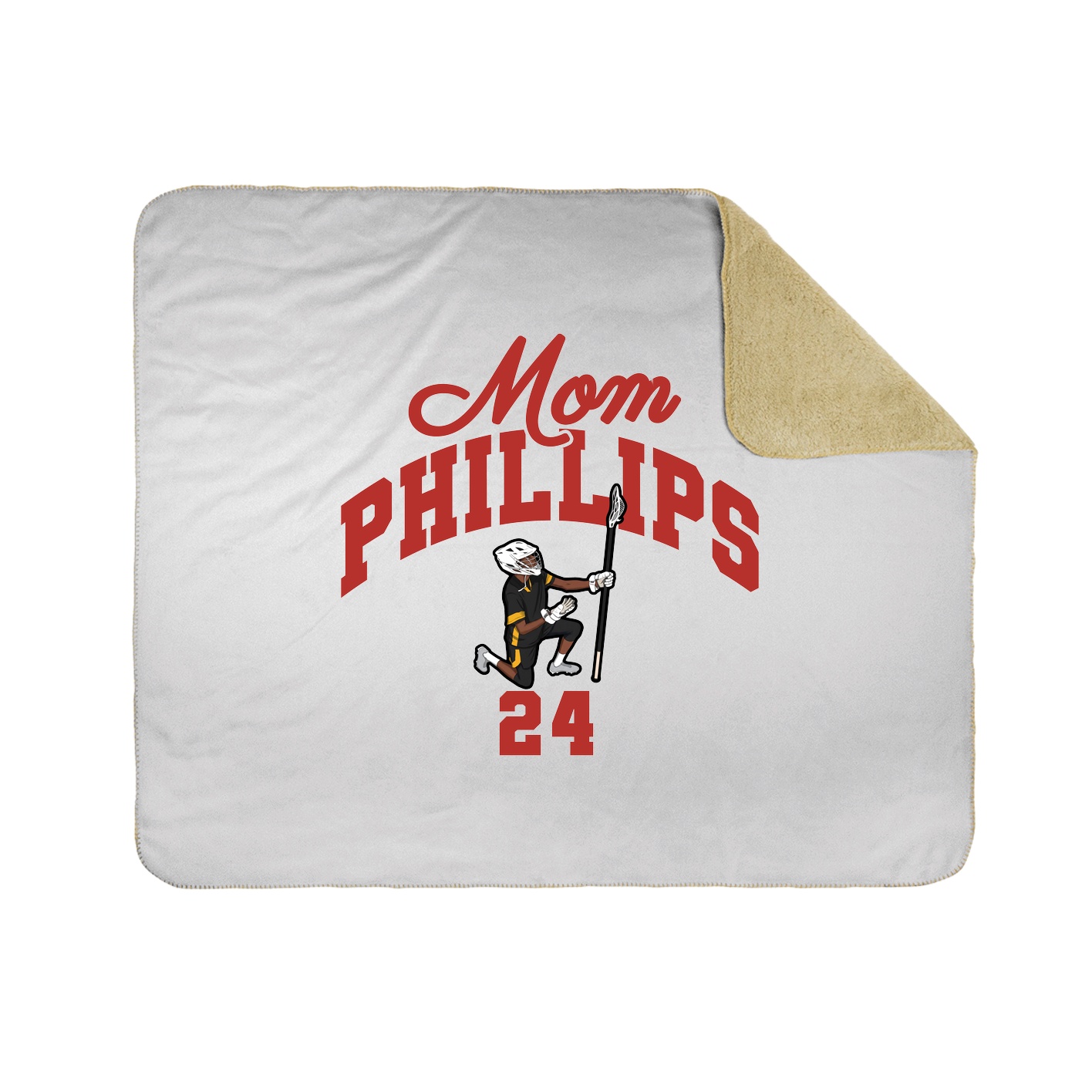Throw Blanket — Mothers Day Arch in White