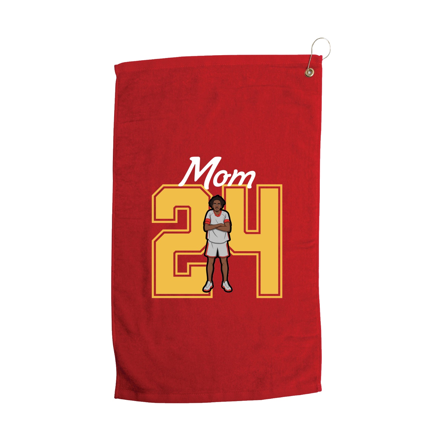Golf Towel — Mothers Day Shirsey in Red