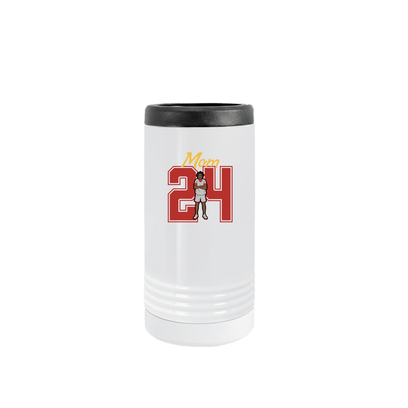 Slim Beverage Holder — Mothers Day Shirsey in White