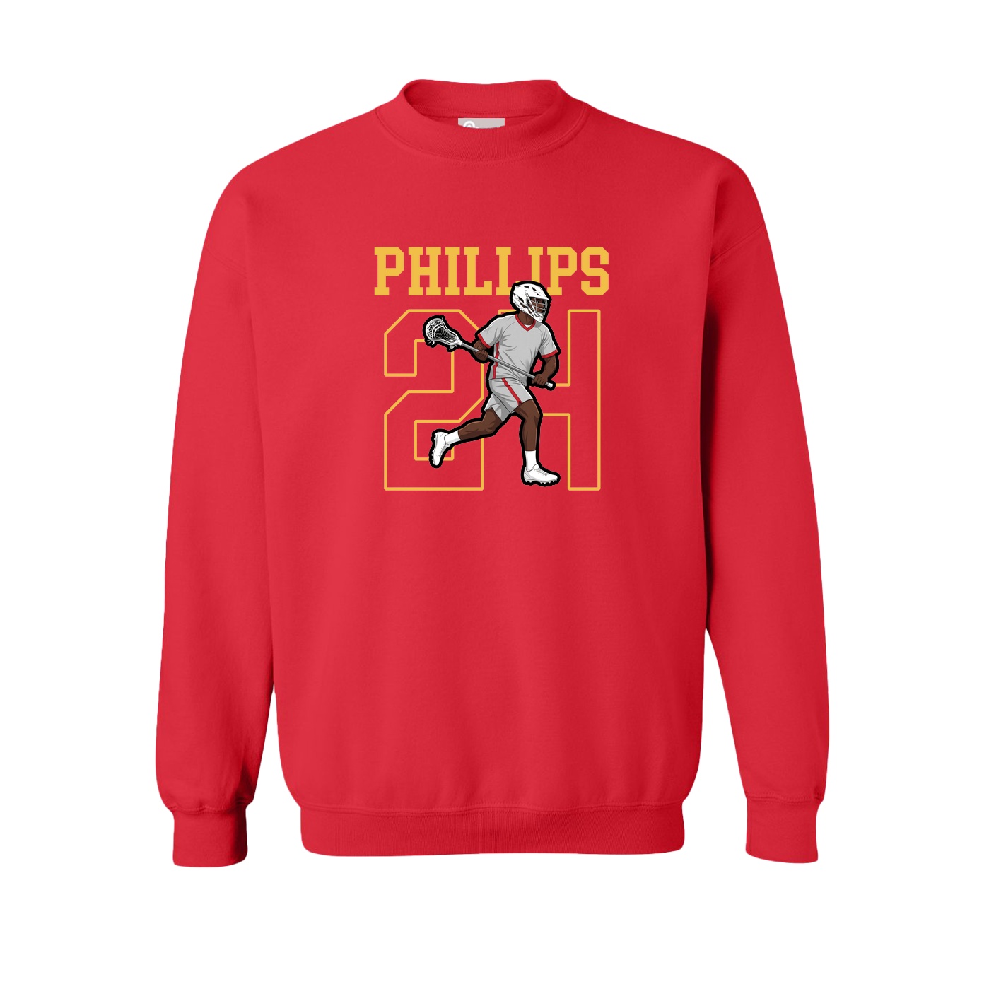 Fleece Crew — Shirsey in Red