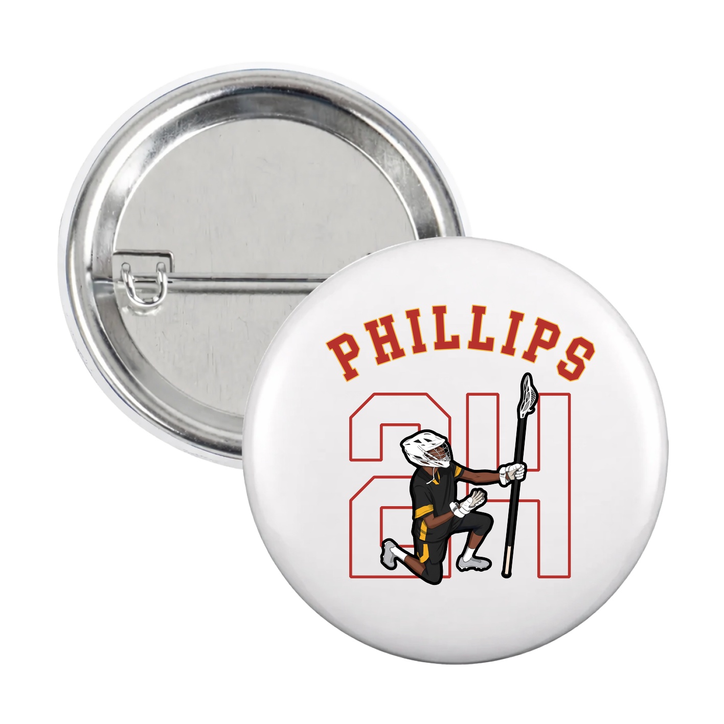 Game Day Button — Shirsey Arch in White