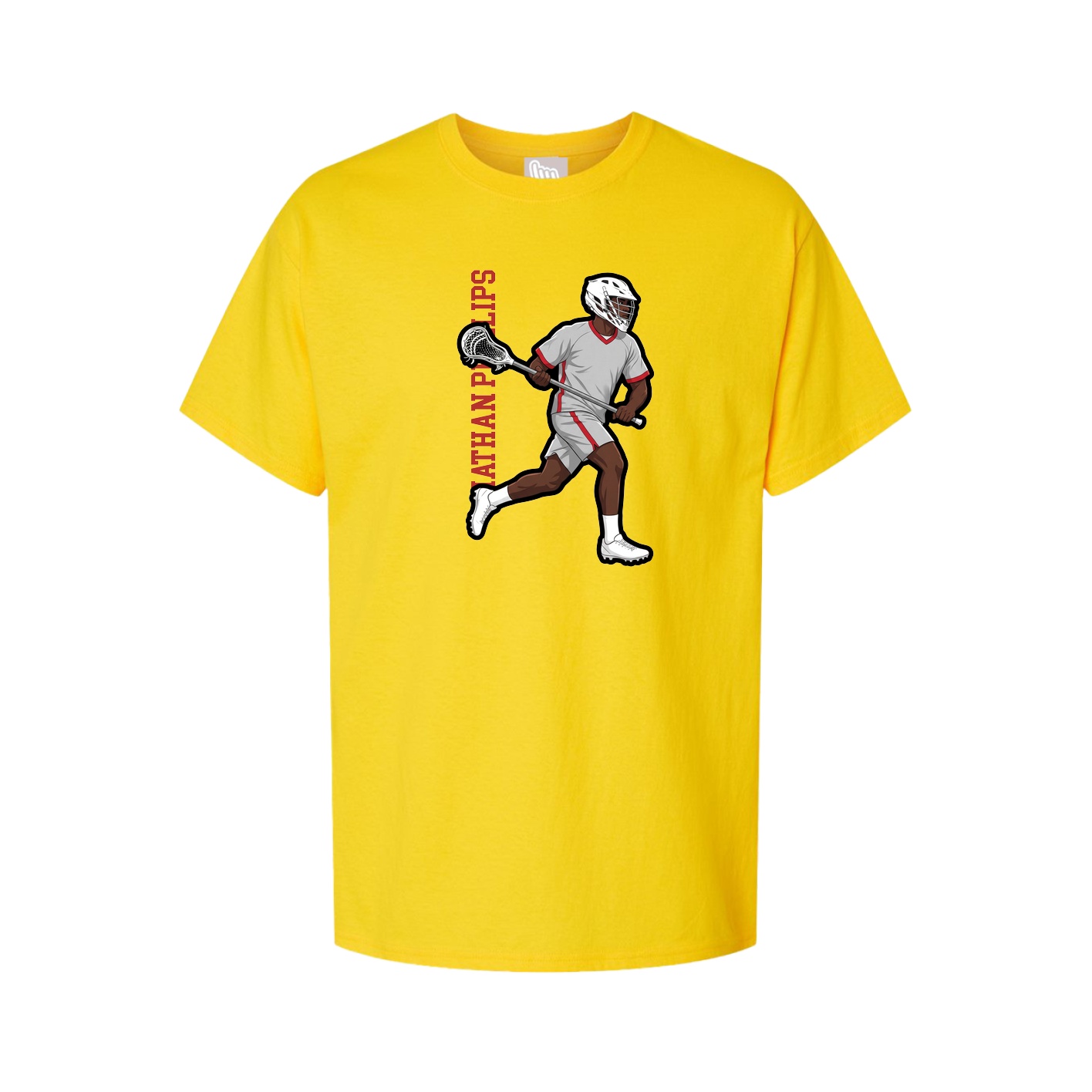 Tee — Name Vertical in Gold