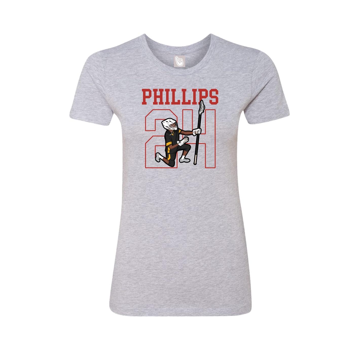 Fitted Women's Tee — Shirsey in Grey