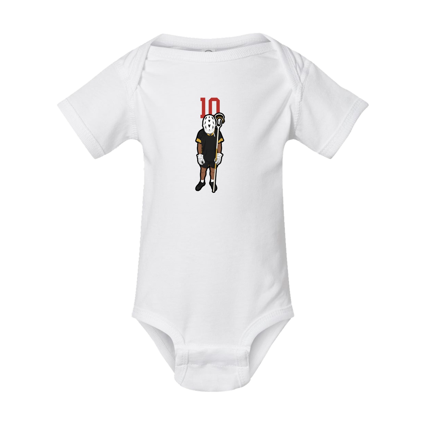 Baby Onesie — Number Top in White