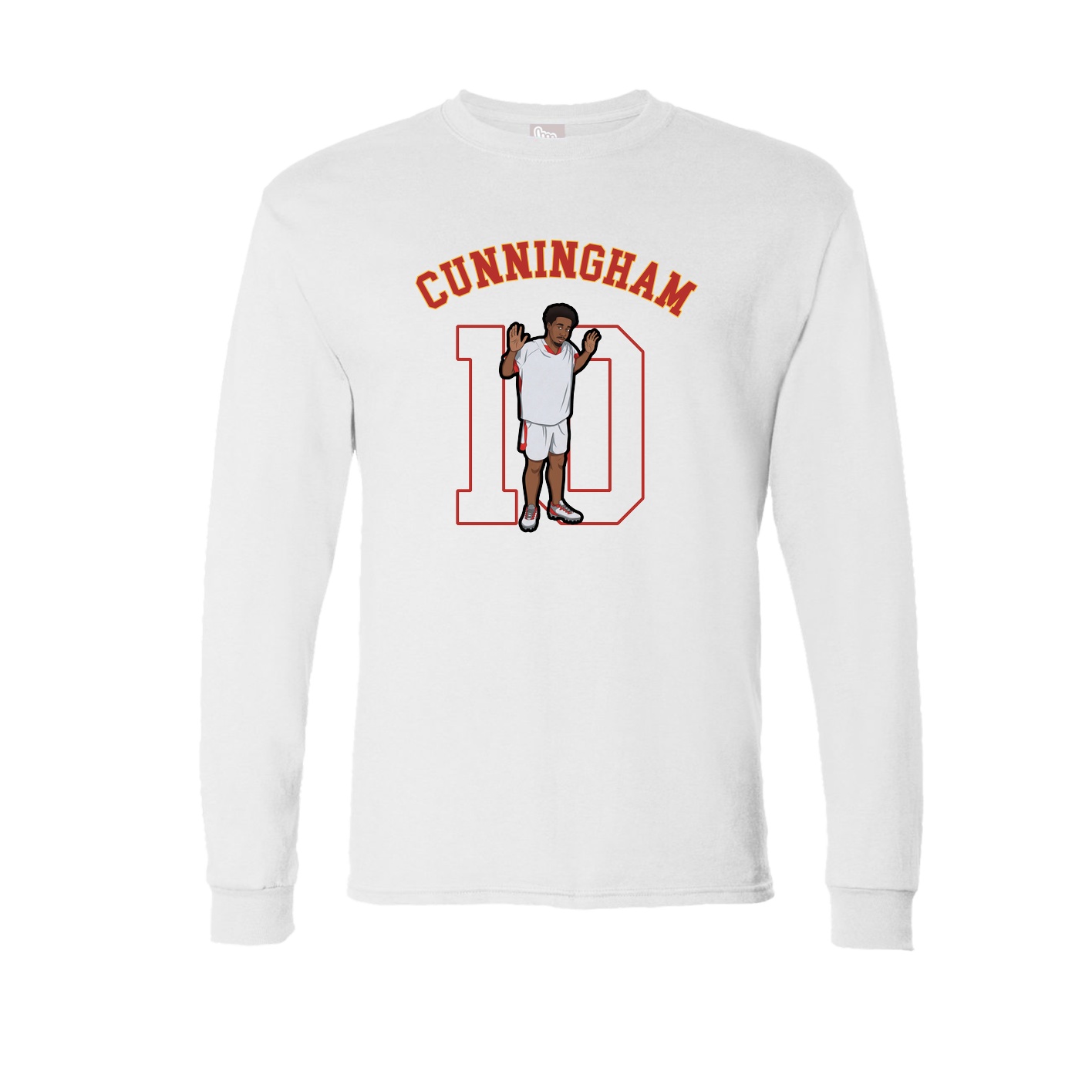 Long Sleeve Tee — Shirsey Arch in White
