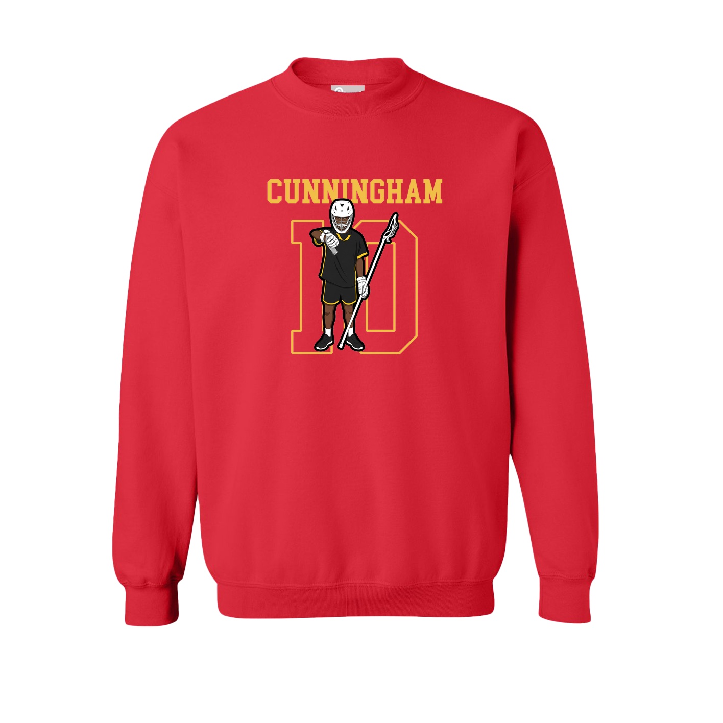 Fleece Crew — Shirsey in Red