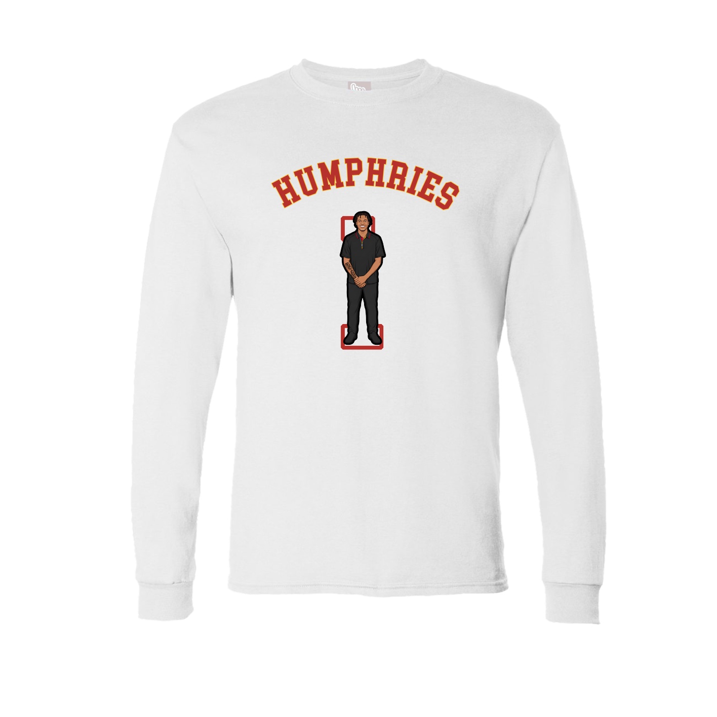 Long Sleeve Tee — Shirsey Arch in White