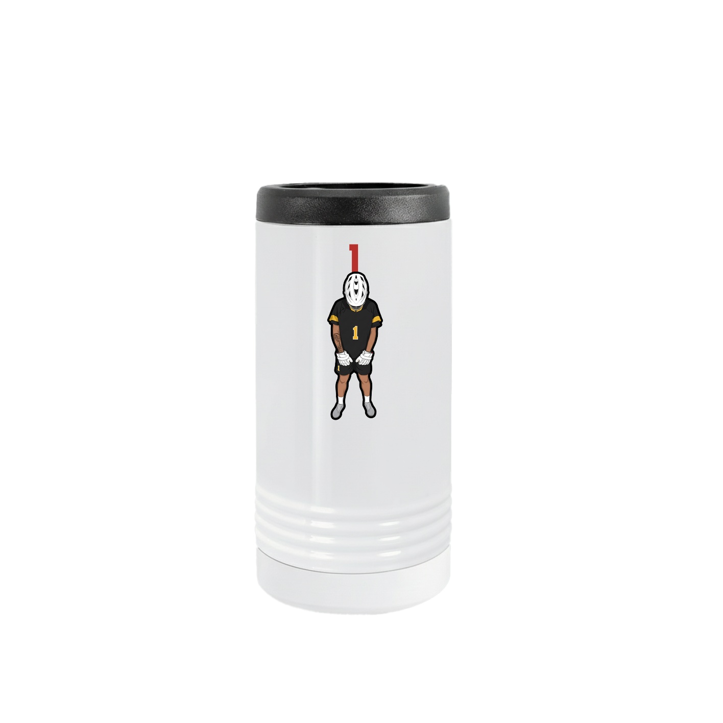 Slim Beverage Holder — Number Top in White