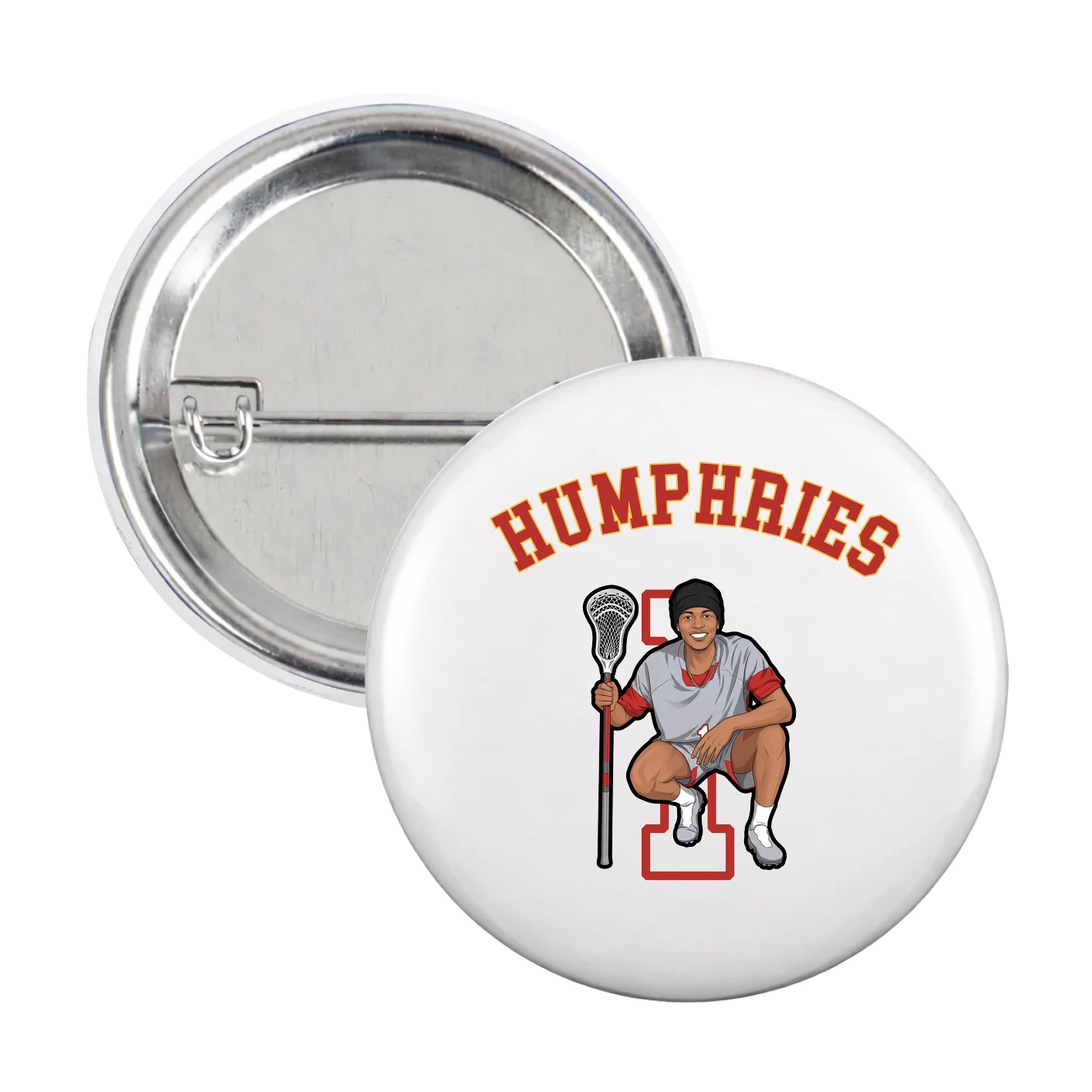Game Day Button — Shirsey Arch in White