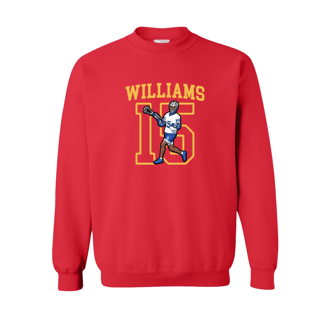 Fleece Crew — Shirsey in Red