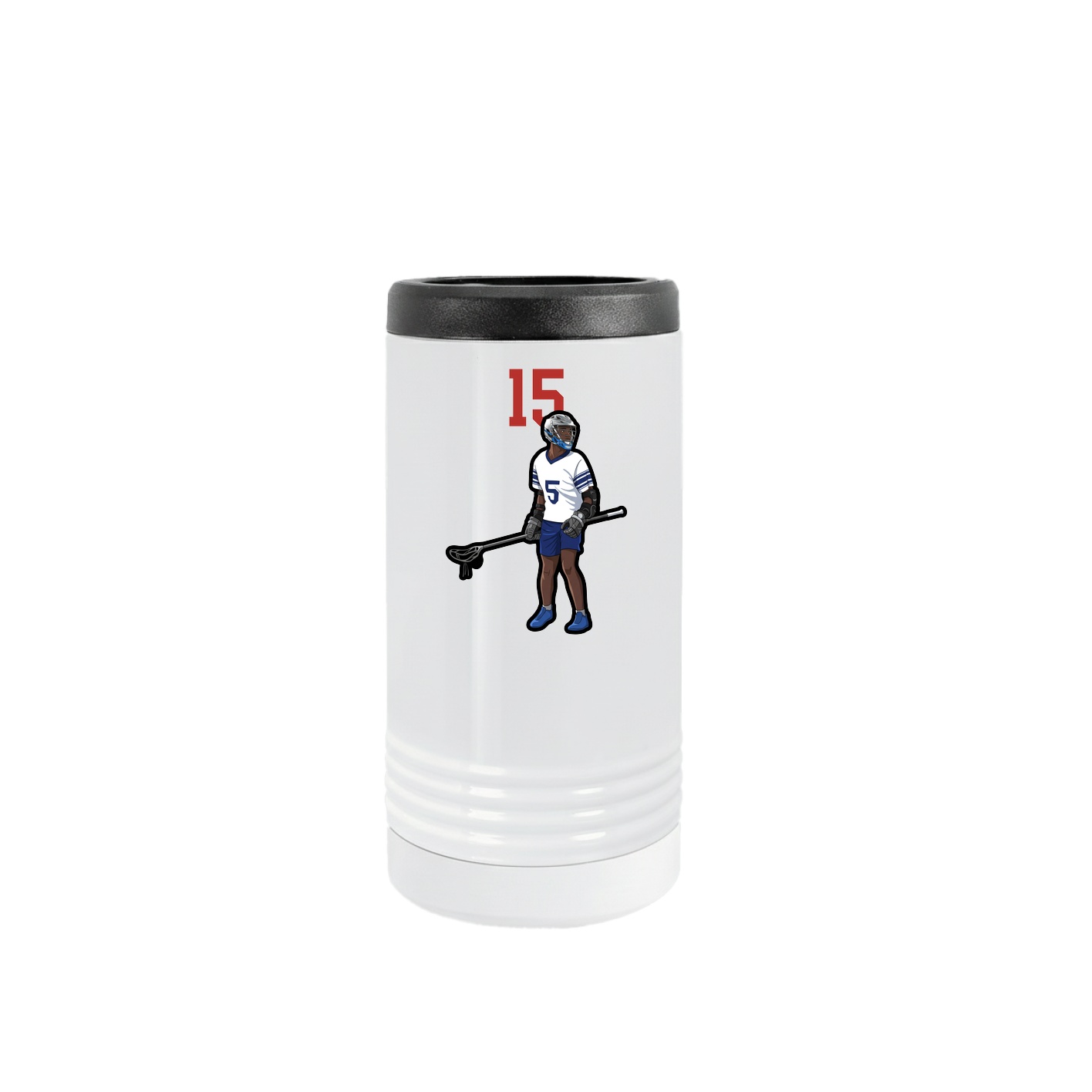 Slim Beverage Holder — Number Top in White