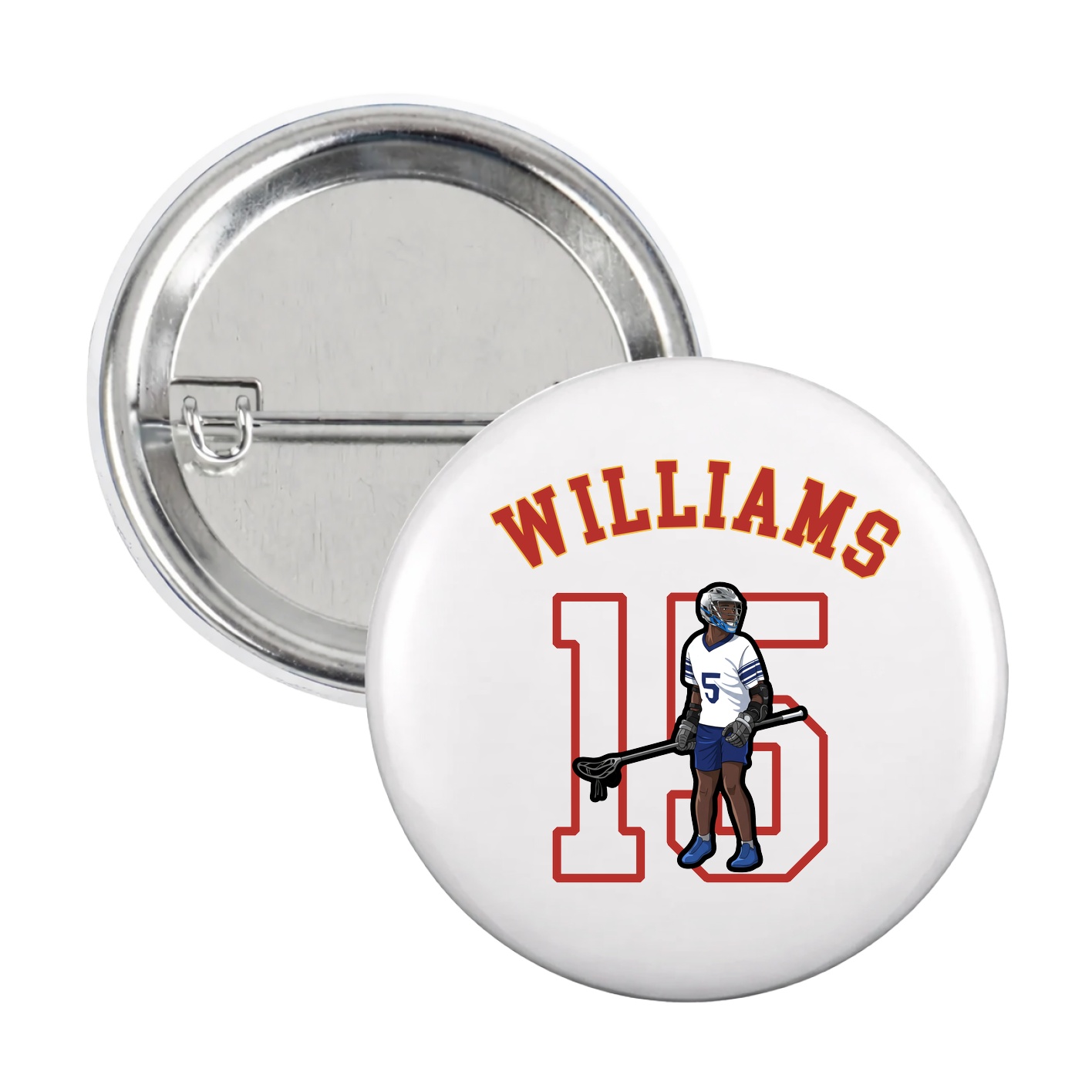 Game Day Button — Shirsey Arch in White