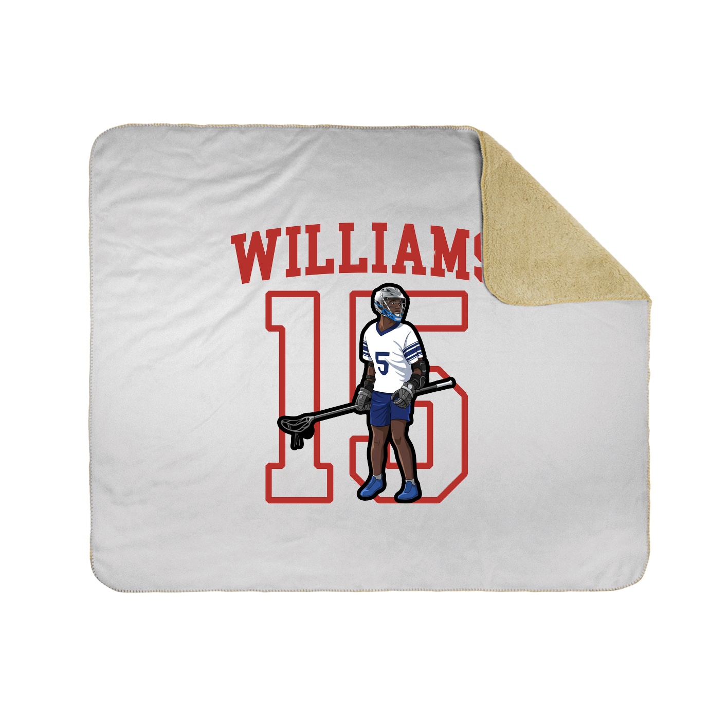 Throw Blanket — Shirsey in White