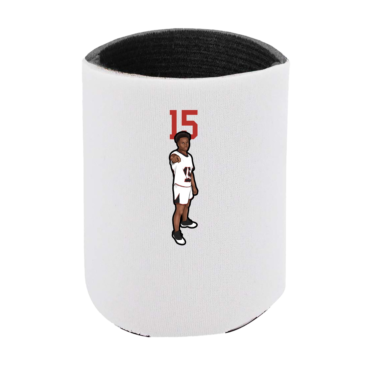 Can Holder — Number Top in White