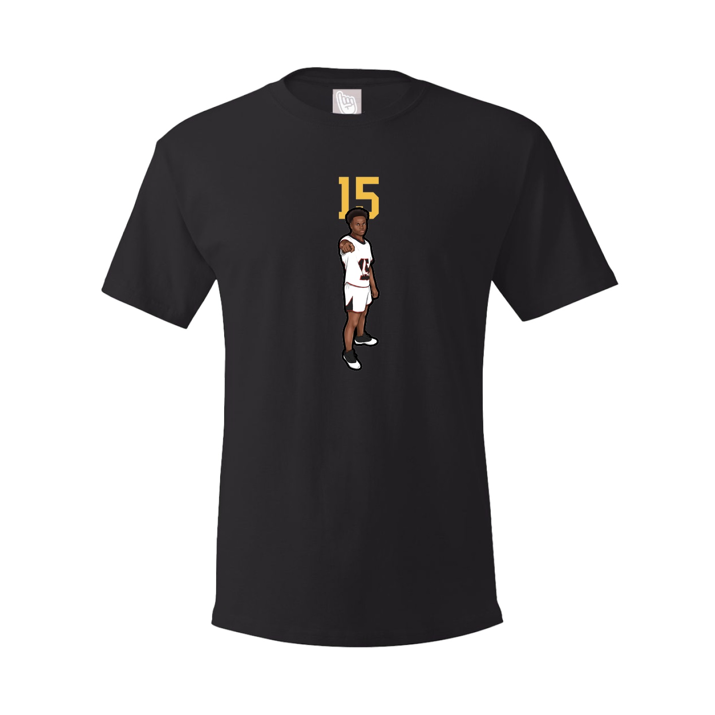 Tee — Number Top in Black