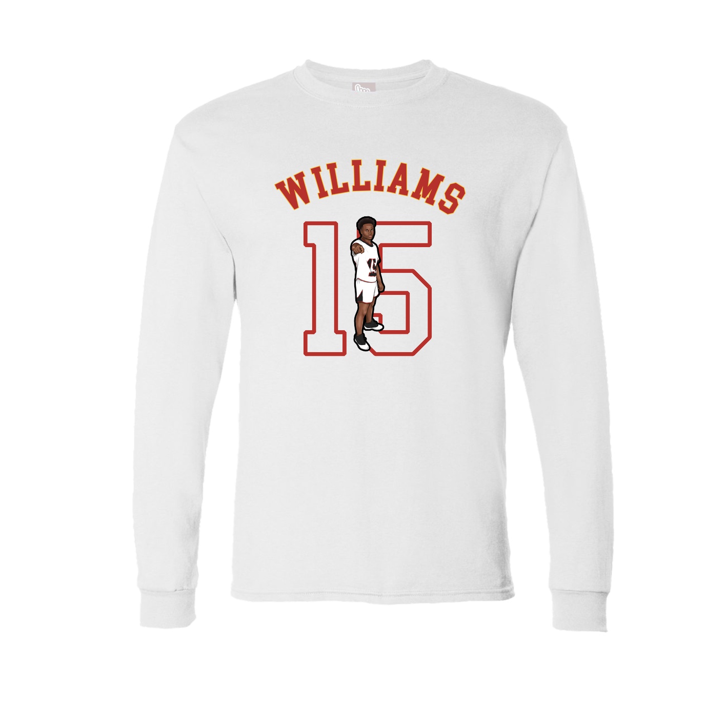 Long Sleeve Tee — Shirsey Arch in White