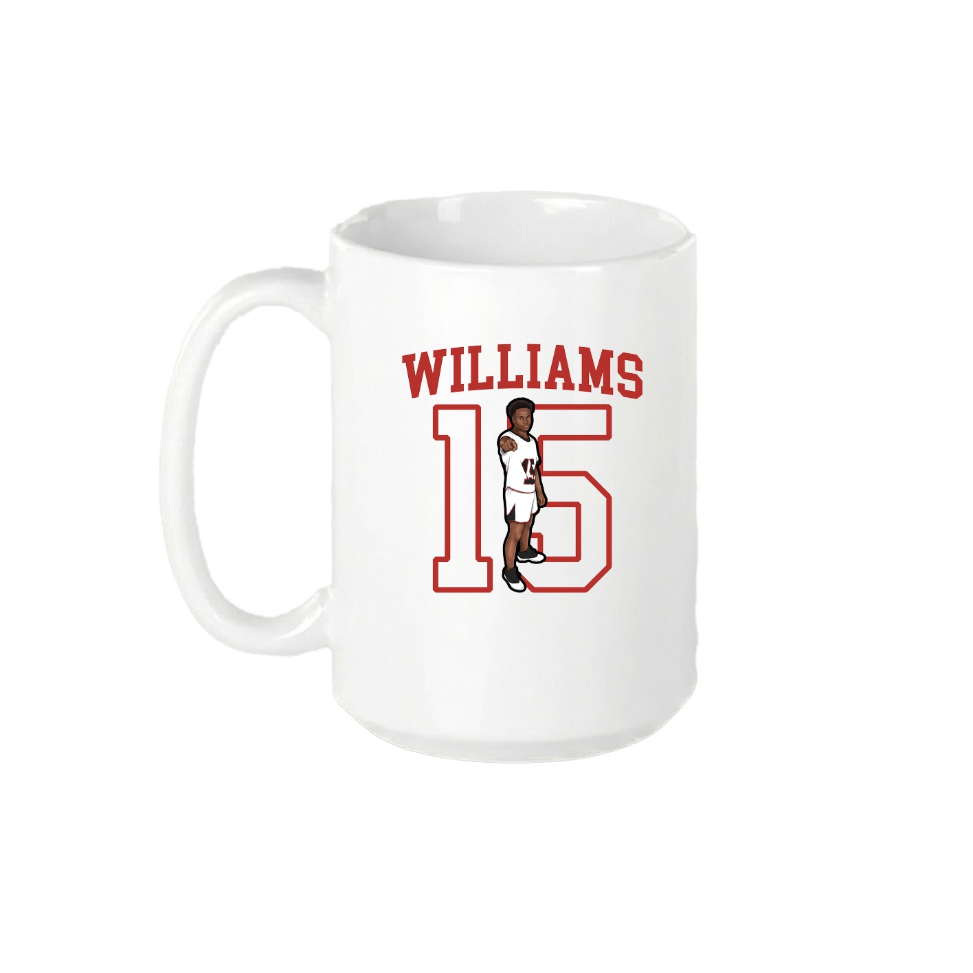 15oz Coffee Mug — Shirsey in White