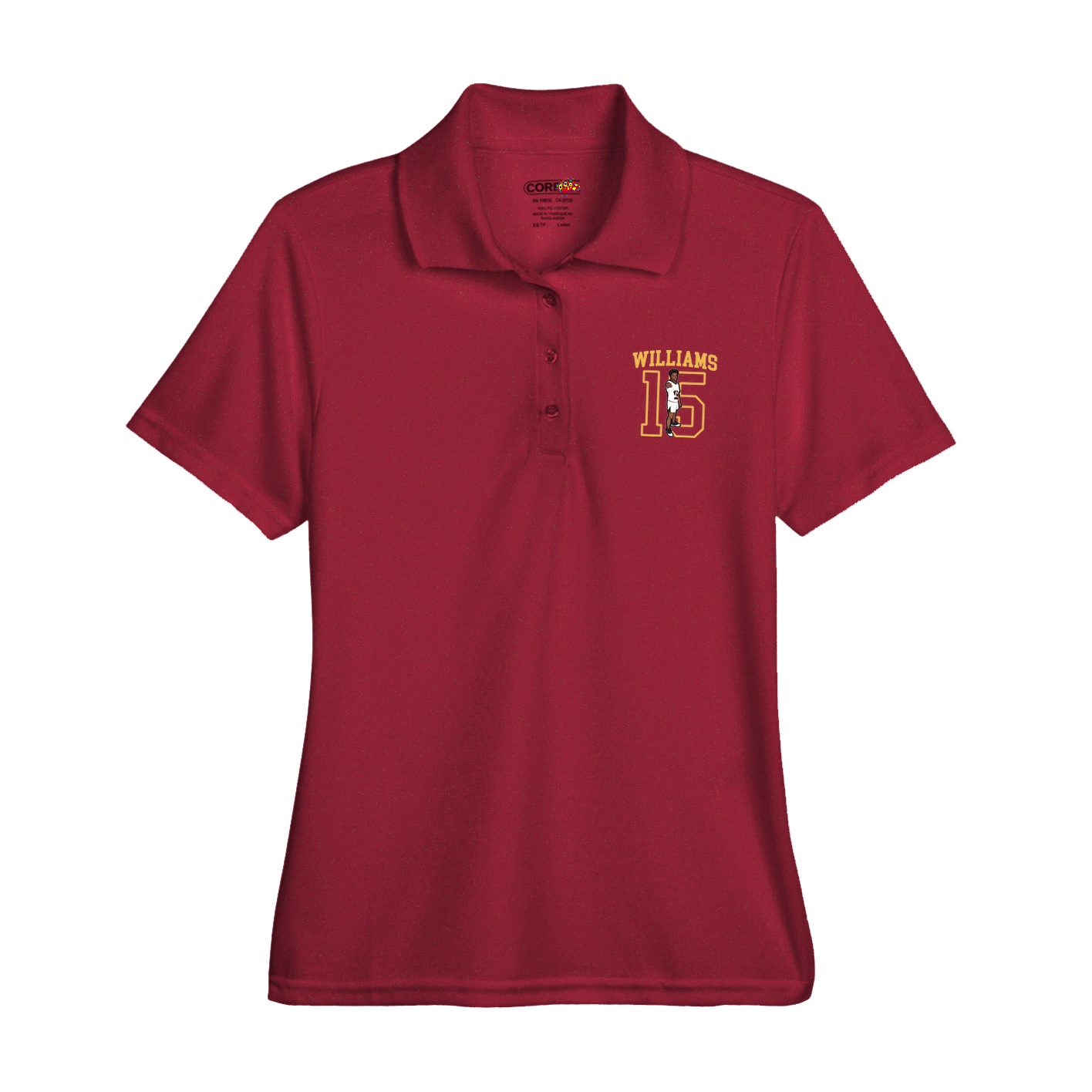 Womens Performance Polo — Shirsey in Red