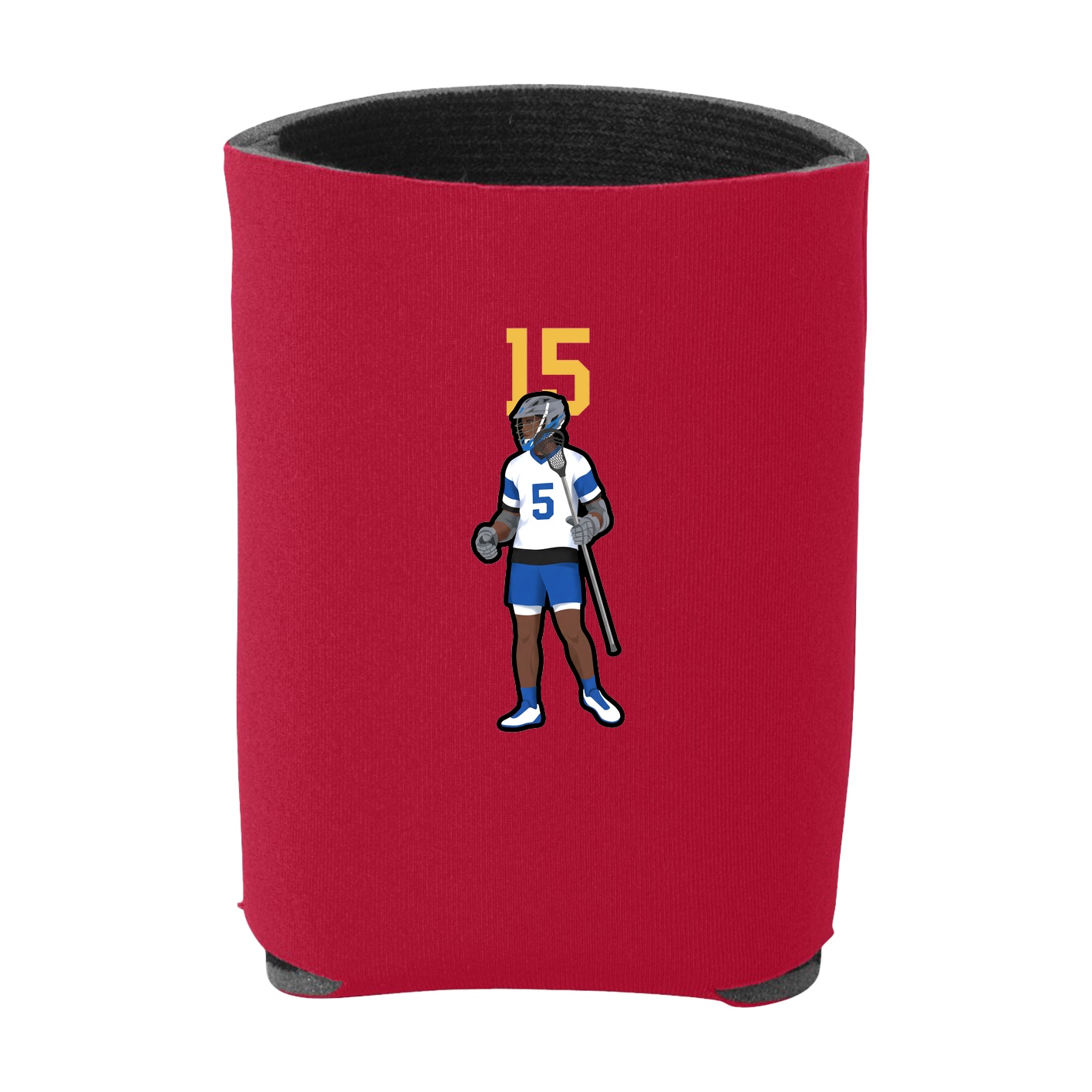 Can Holder — Number Top in Red