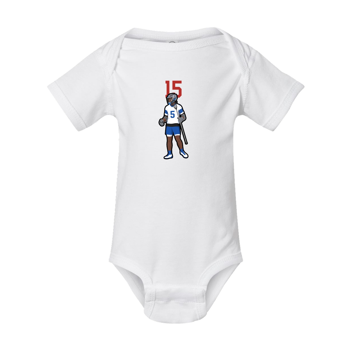 Baby Onesie — Number Top in White