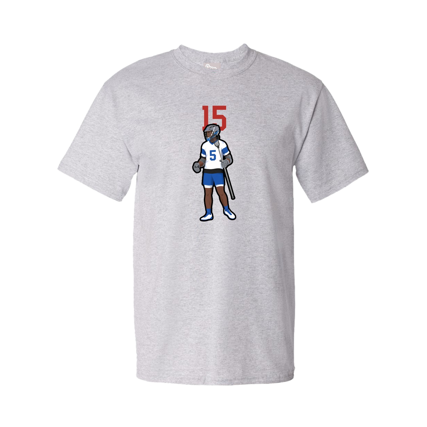 Tee — Number Top in Grey