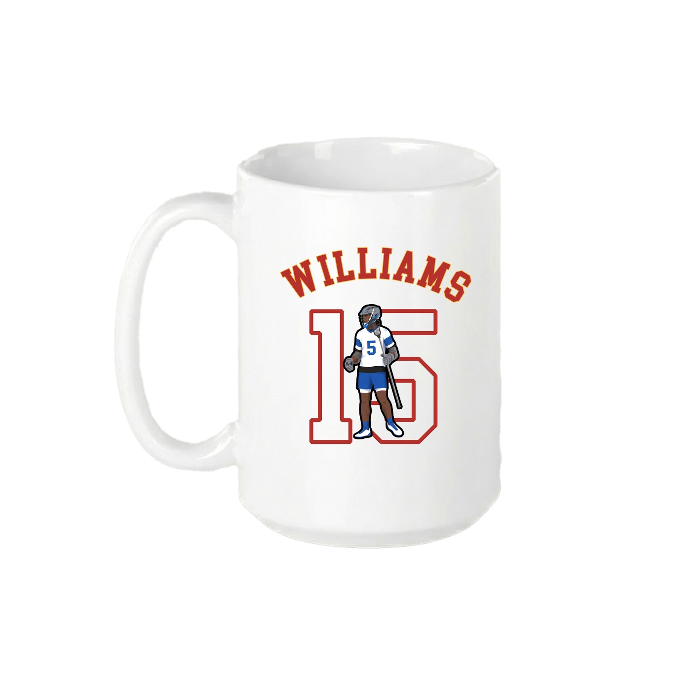 15oz Coffee Mug — Shirsey Arch in White