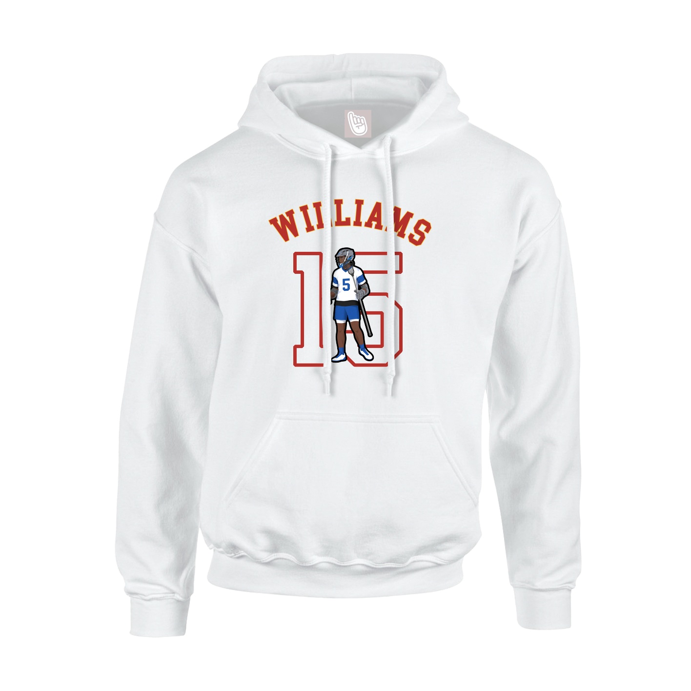Hoodie — Shirsey Arch in White