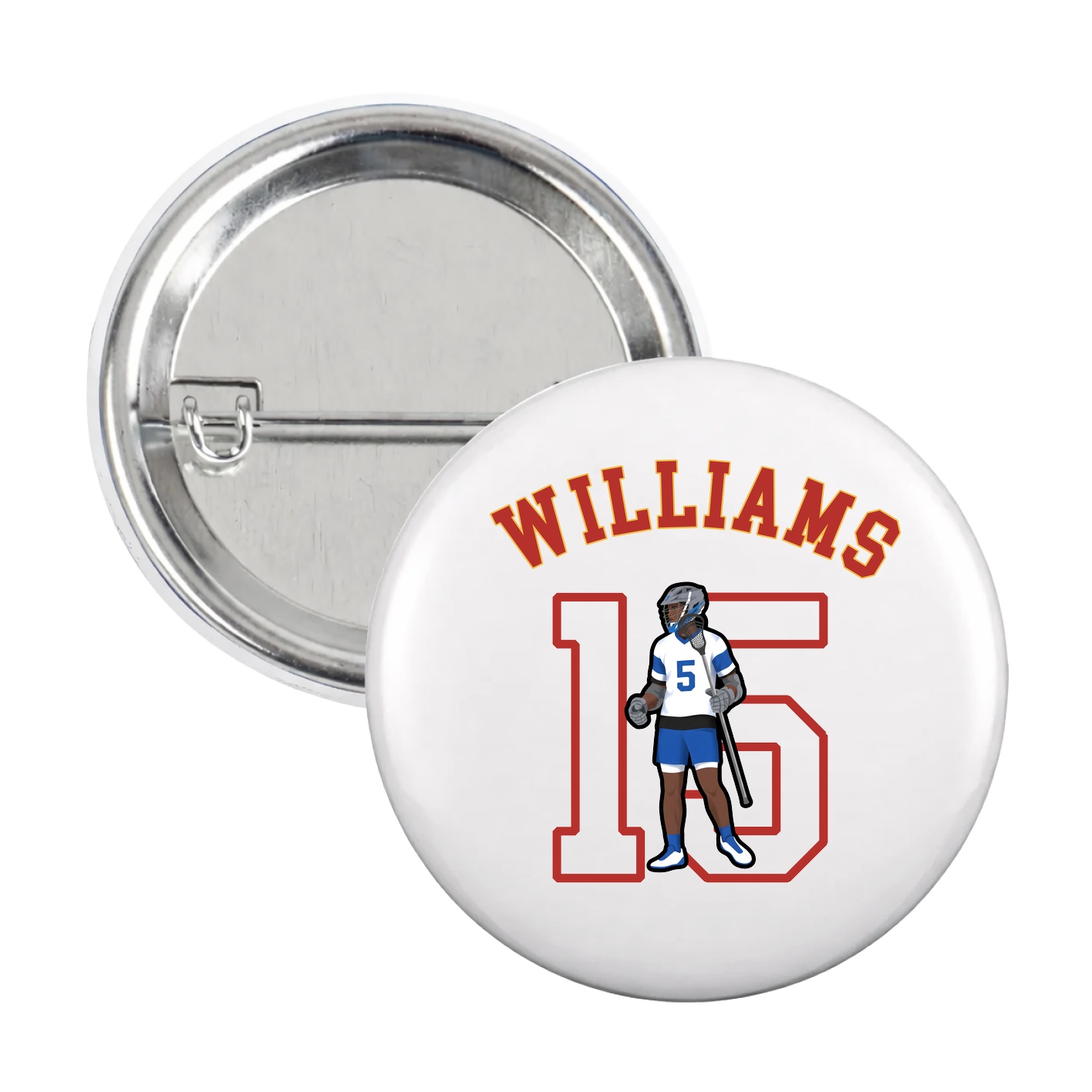 Game Day Button — Shirsey Arch in White