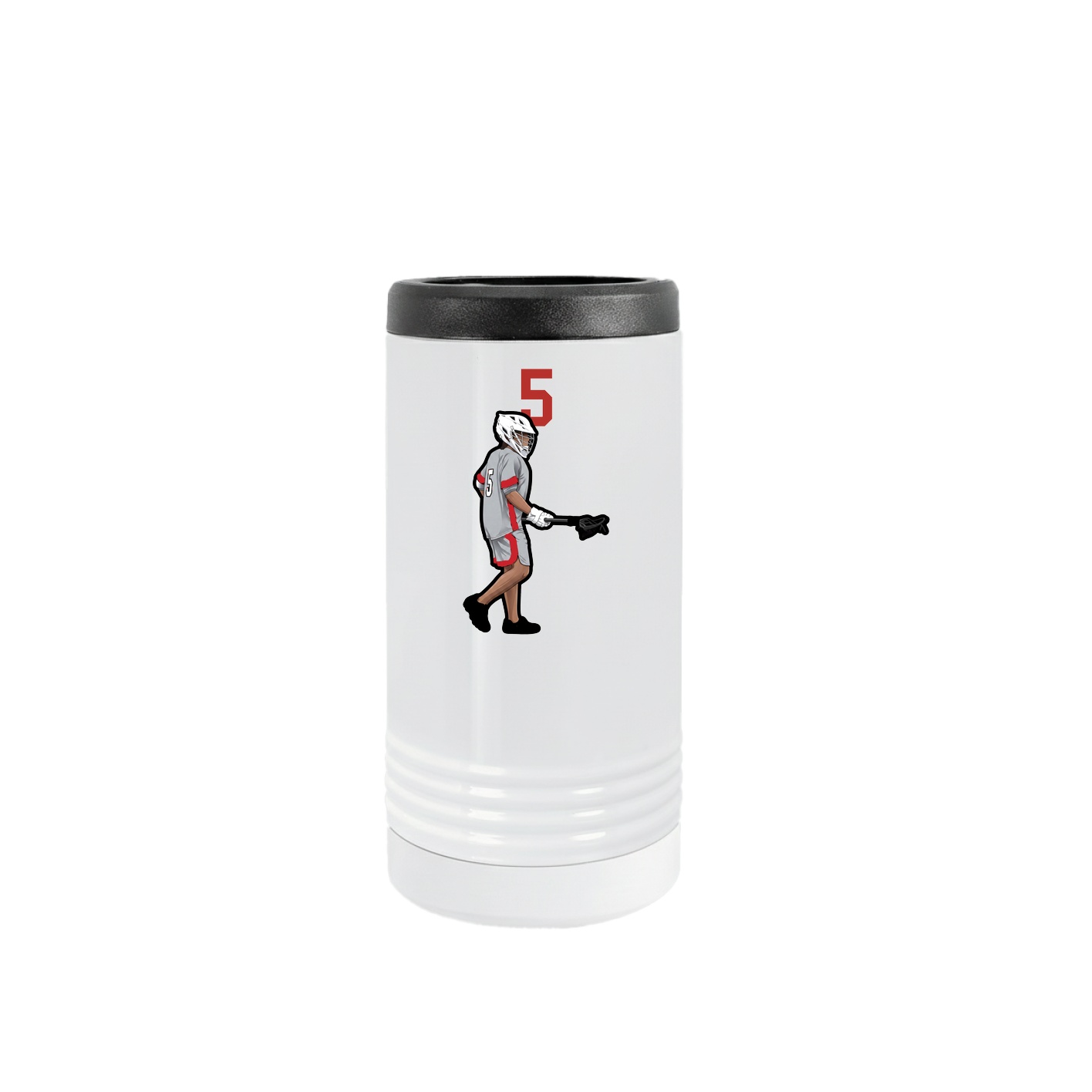 Slim Beverage Holder — Number Top in White