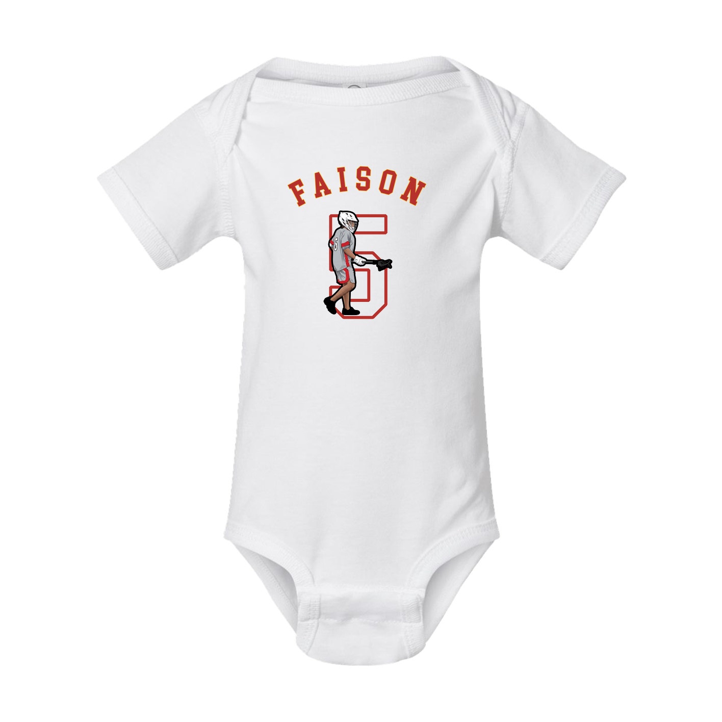 Baby Onesie — Shirsey Arch in White