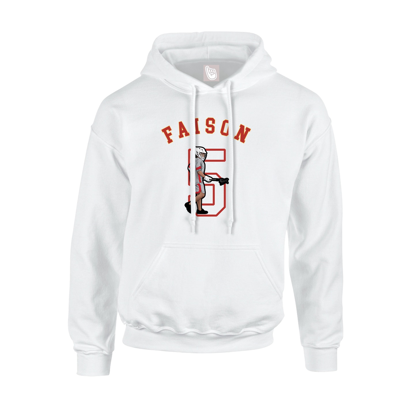 Hoodie — Shirsey Arch in White