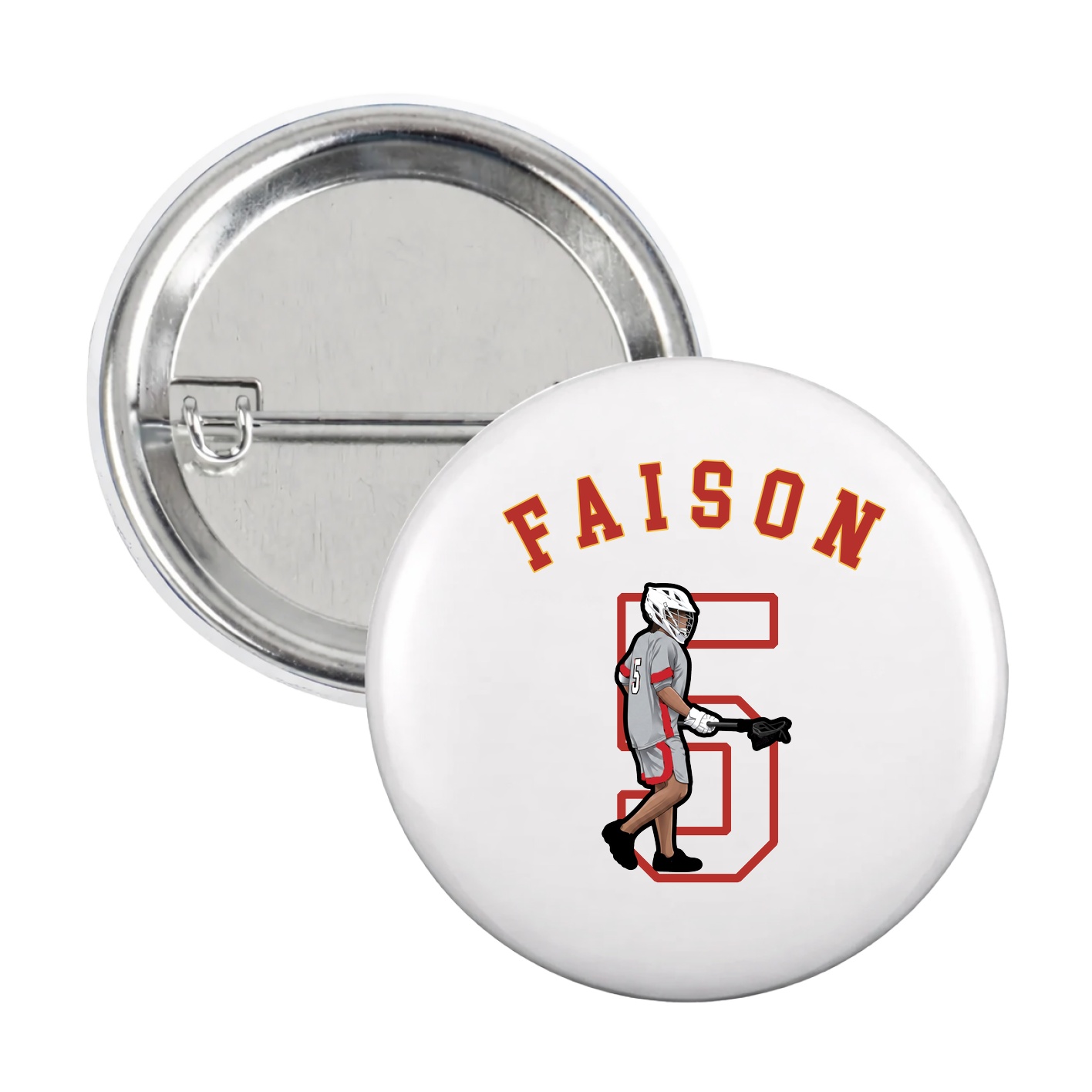 Game Day Button — Shirsey Arch in White