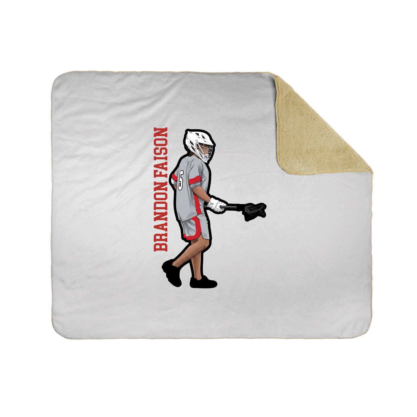 50x60 Sherpa Lined Throw Blanket
