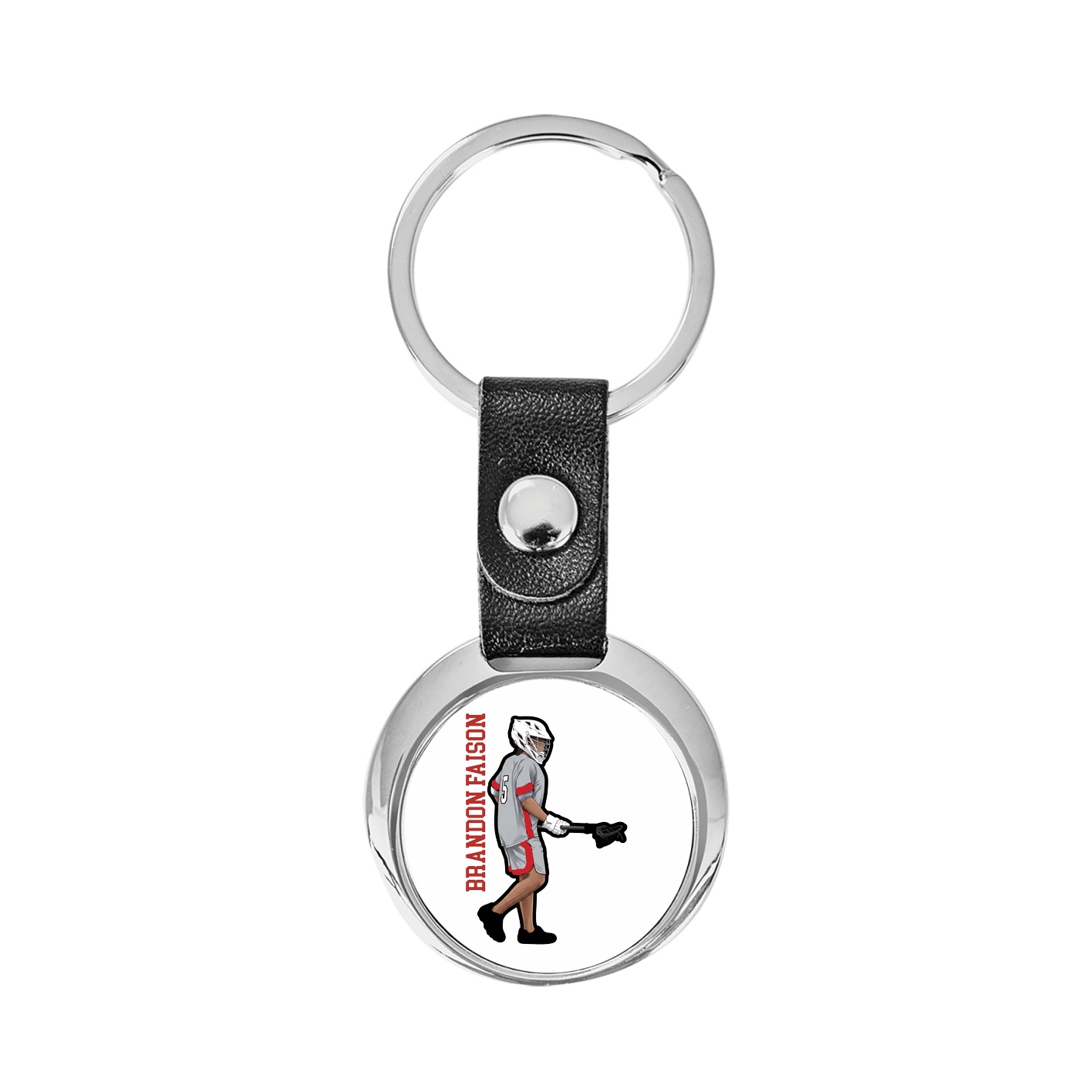 Key Chain — Name Vertical in Classic