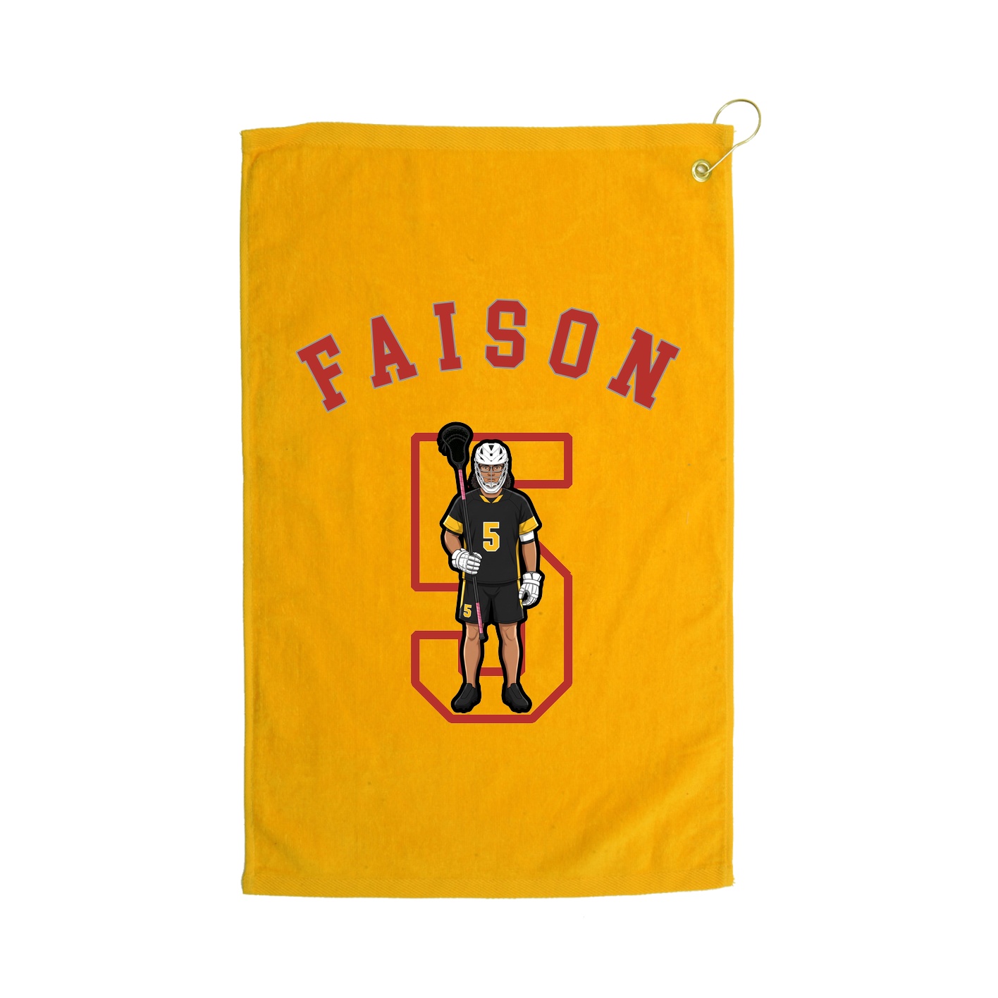 Golf Towel — Shirsey Arch in Gold
