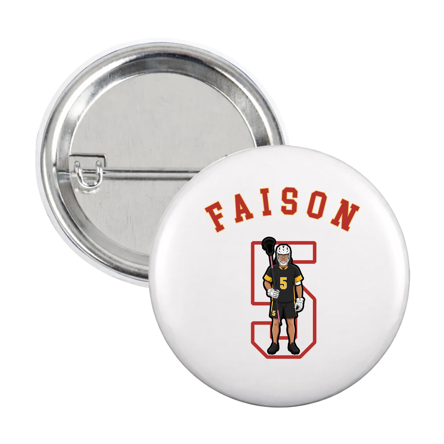 Game Day Button — Shirsey Arch in White
