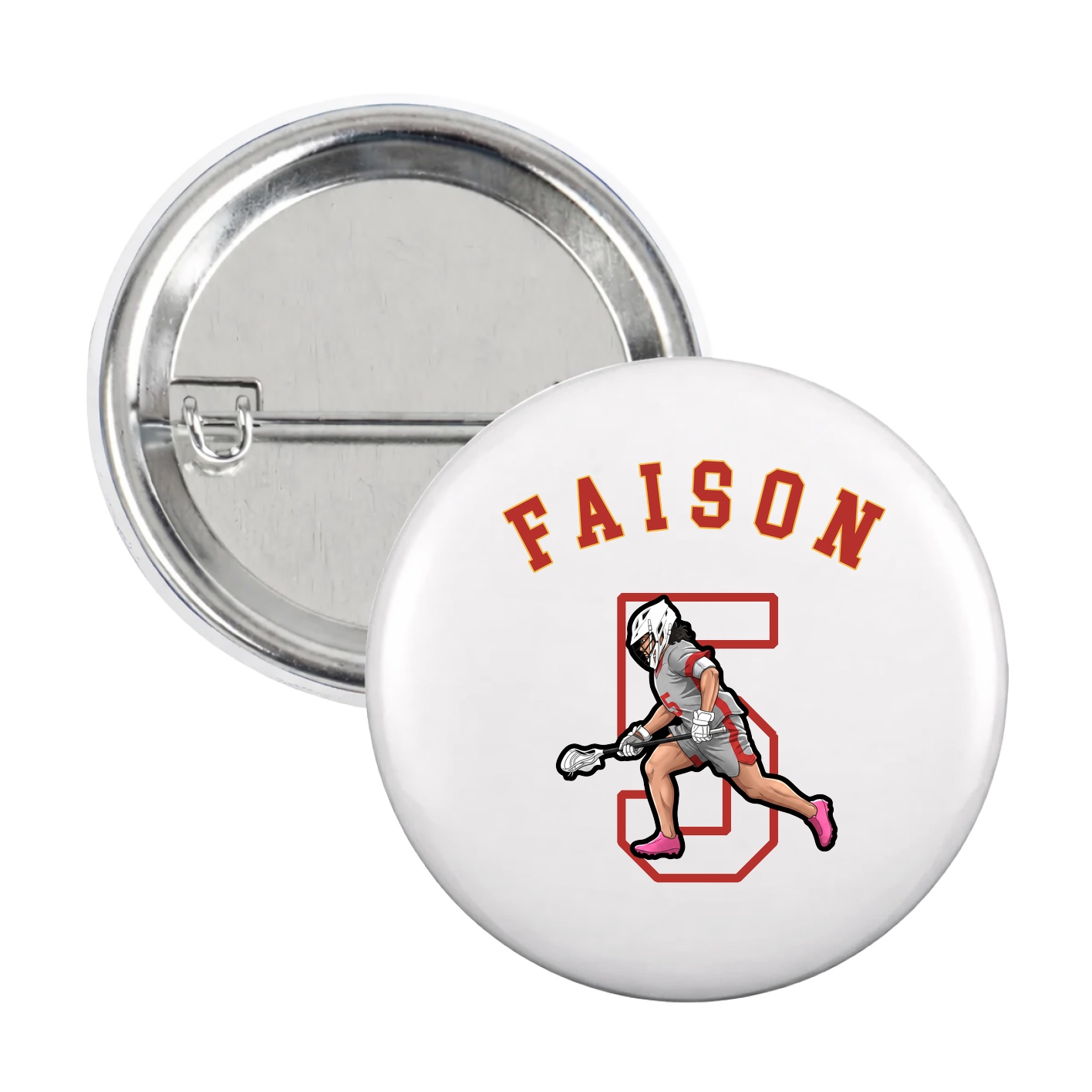 Game Day Button — Shirsey Arch in White