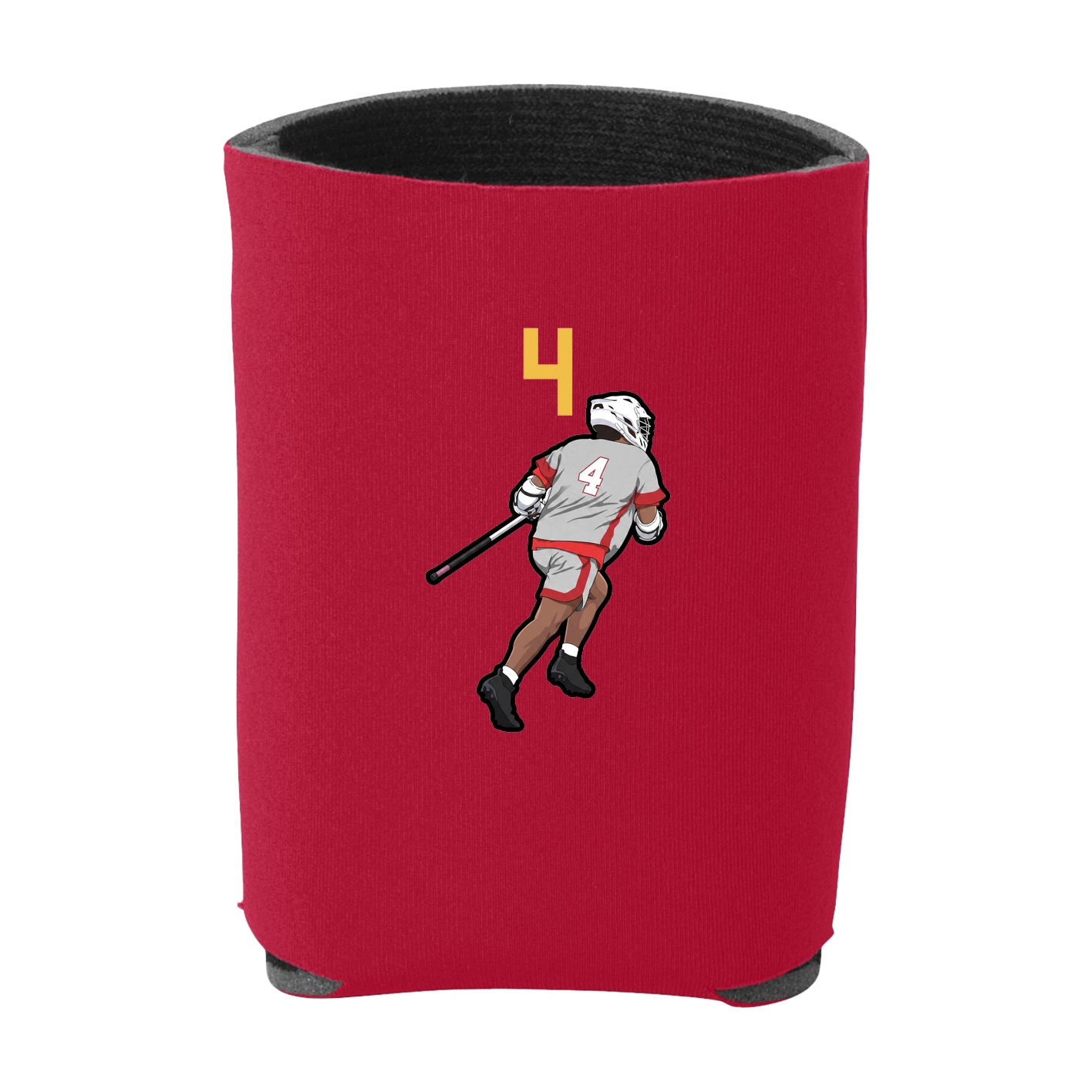 Can Holder — Number Top in Red