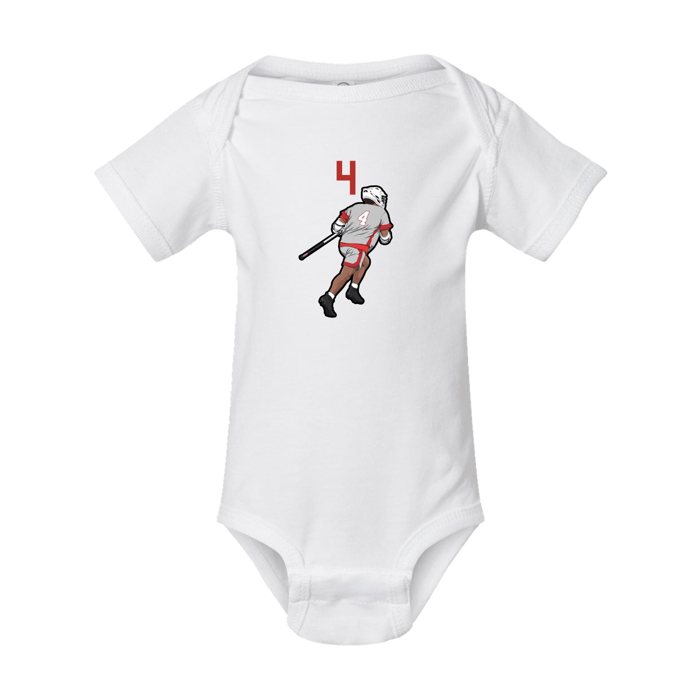 Baby Onesie — Number Top in White