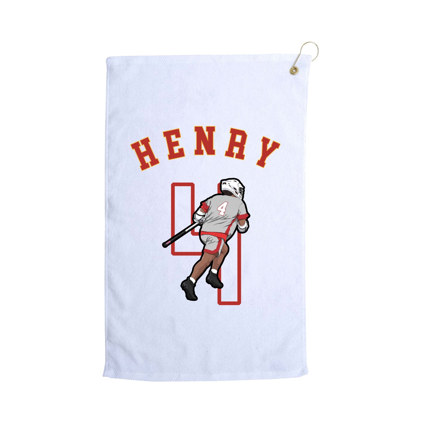Golf Towel — Shirsey Arch in White