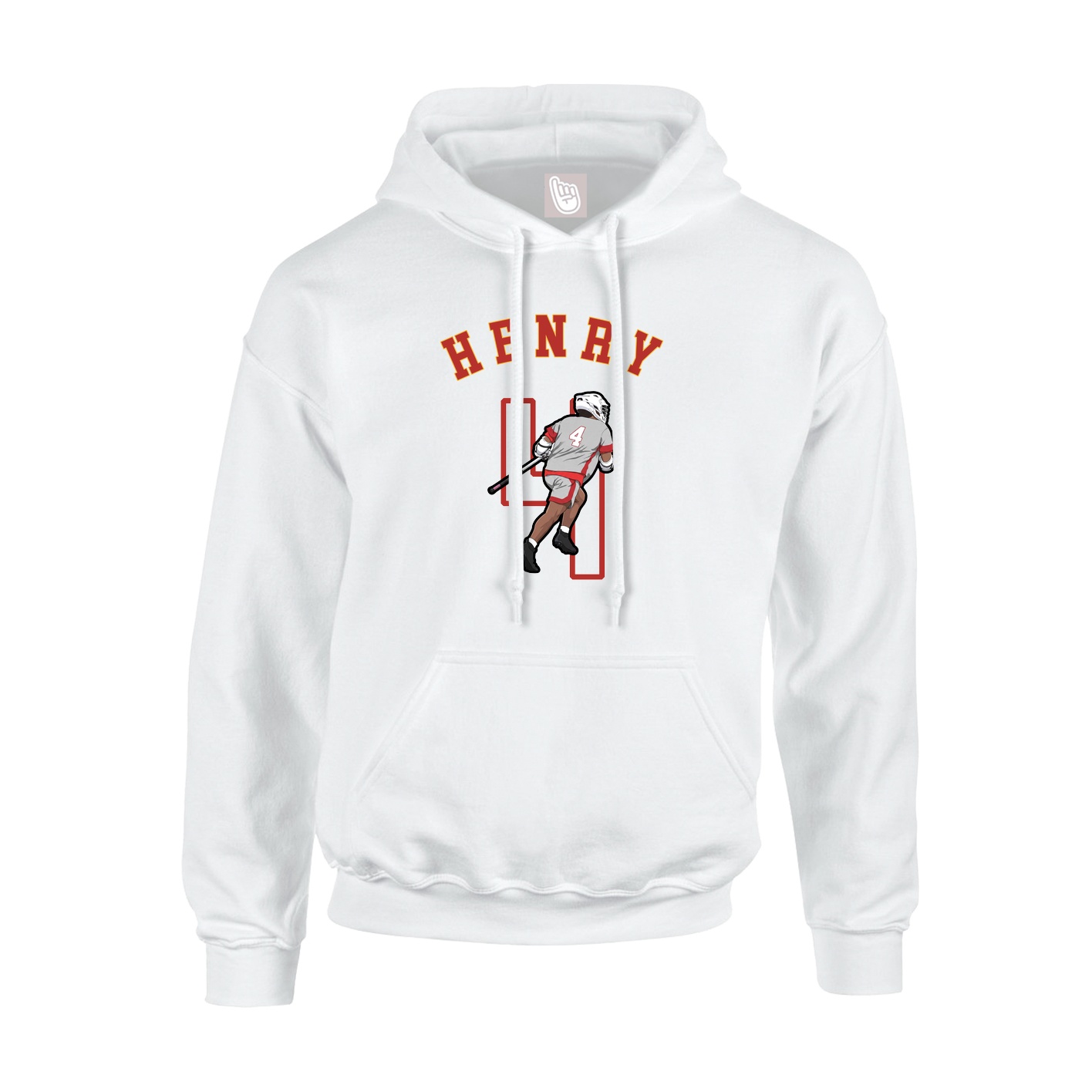 Hoodie — Shirsey Arch in White
