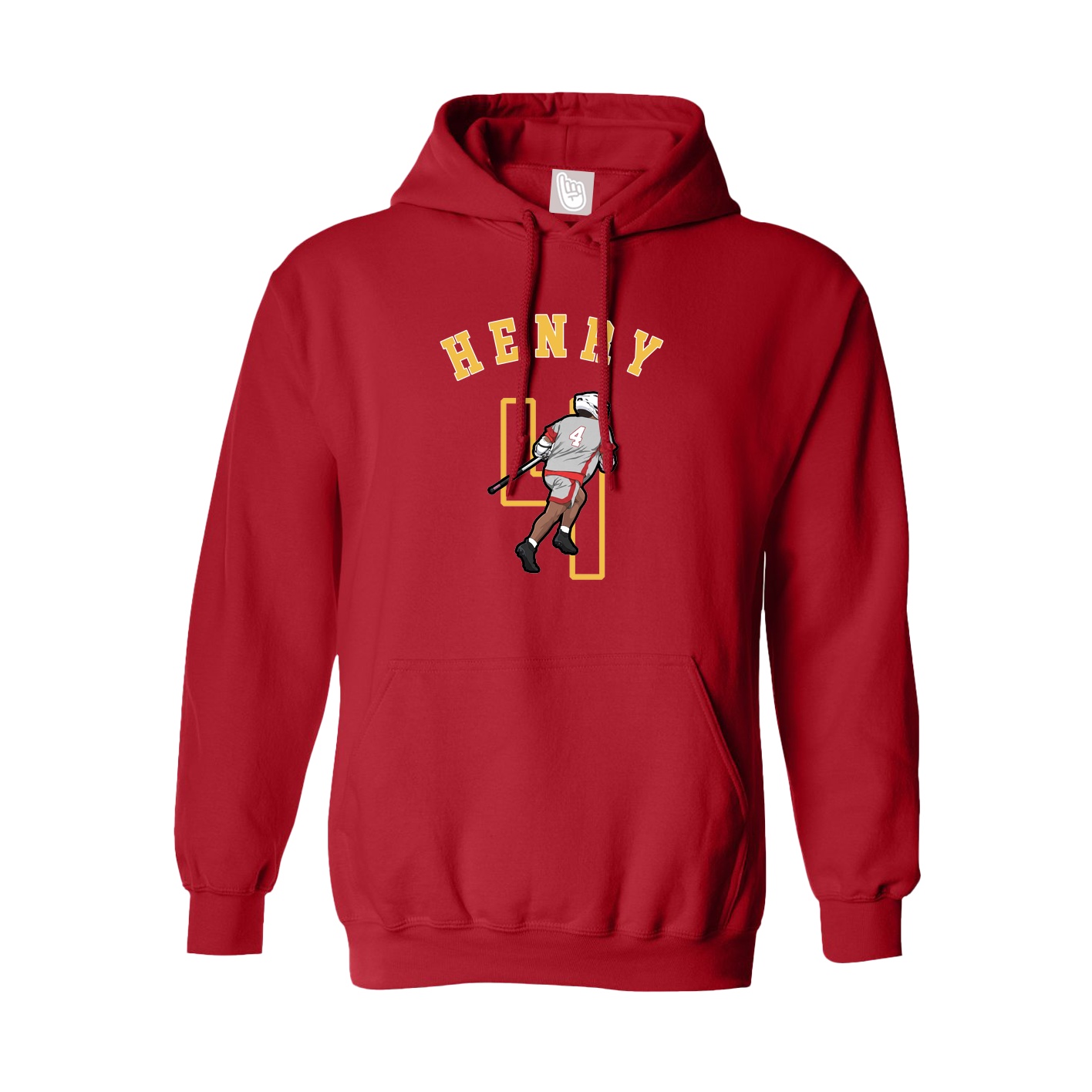 Youth Hoodie — Shirsey Arch in Red