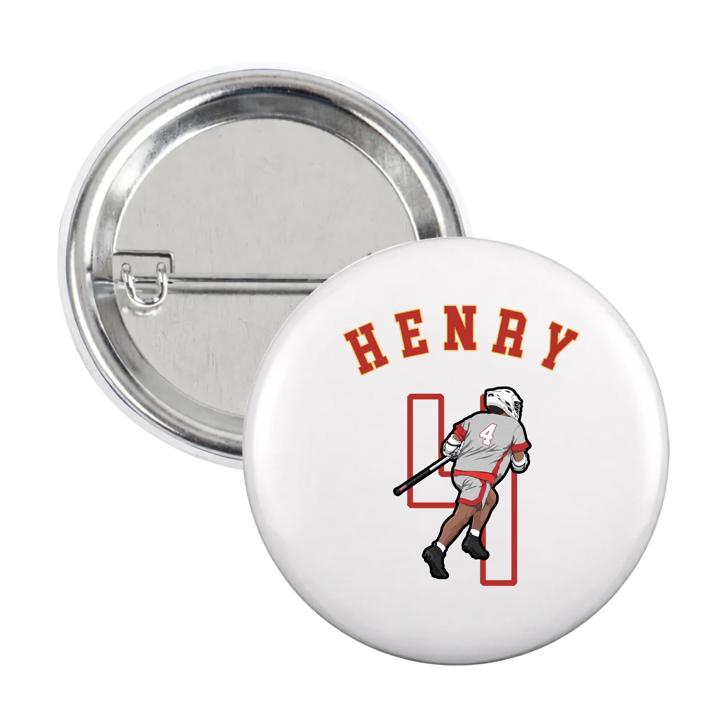 Game Day Button — Shirsey Arch in White