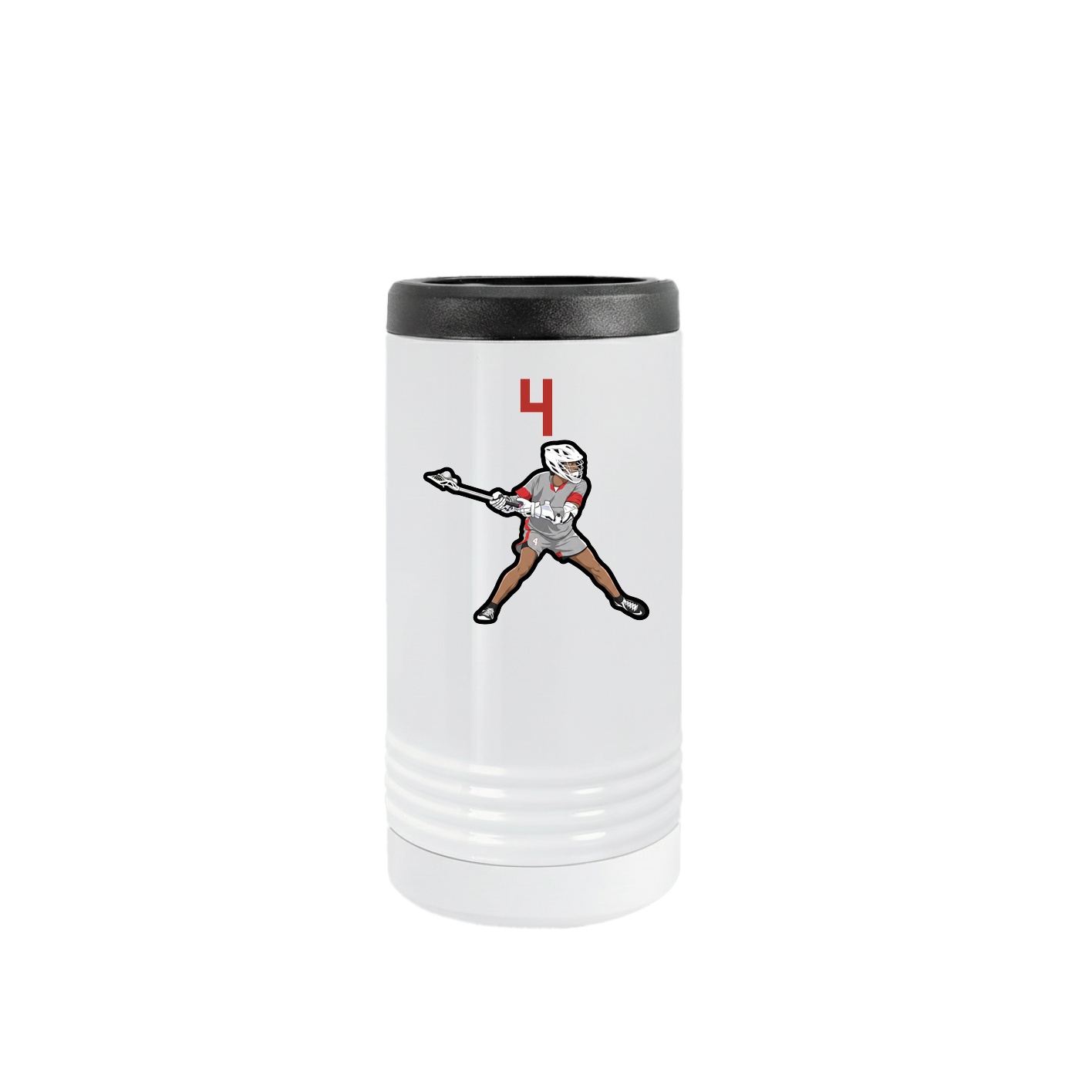 Slim Beverage Holder — Number Top in White