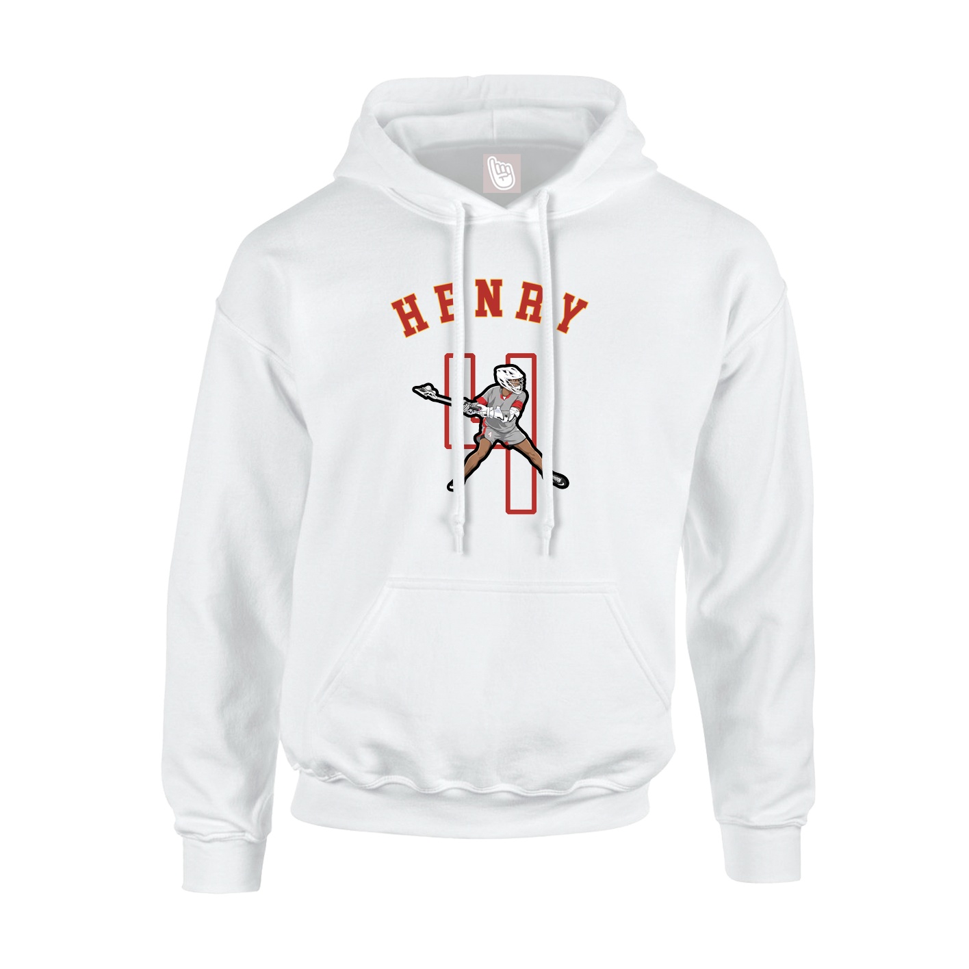 Youth Hoodie — Shirsey Arch in White