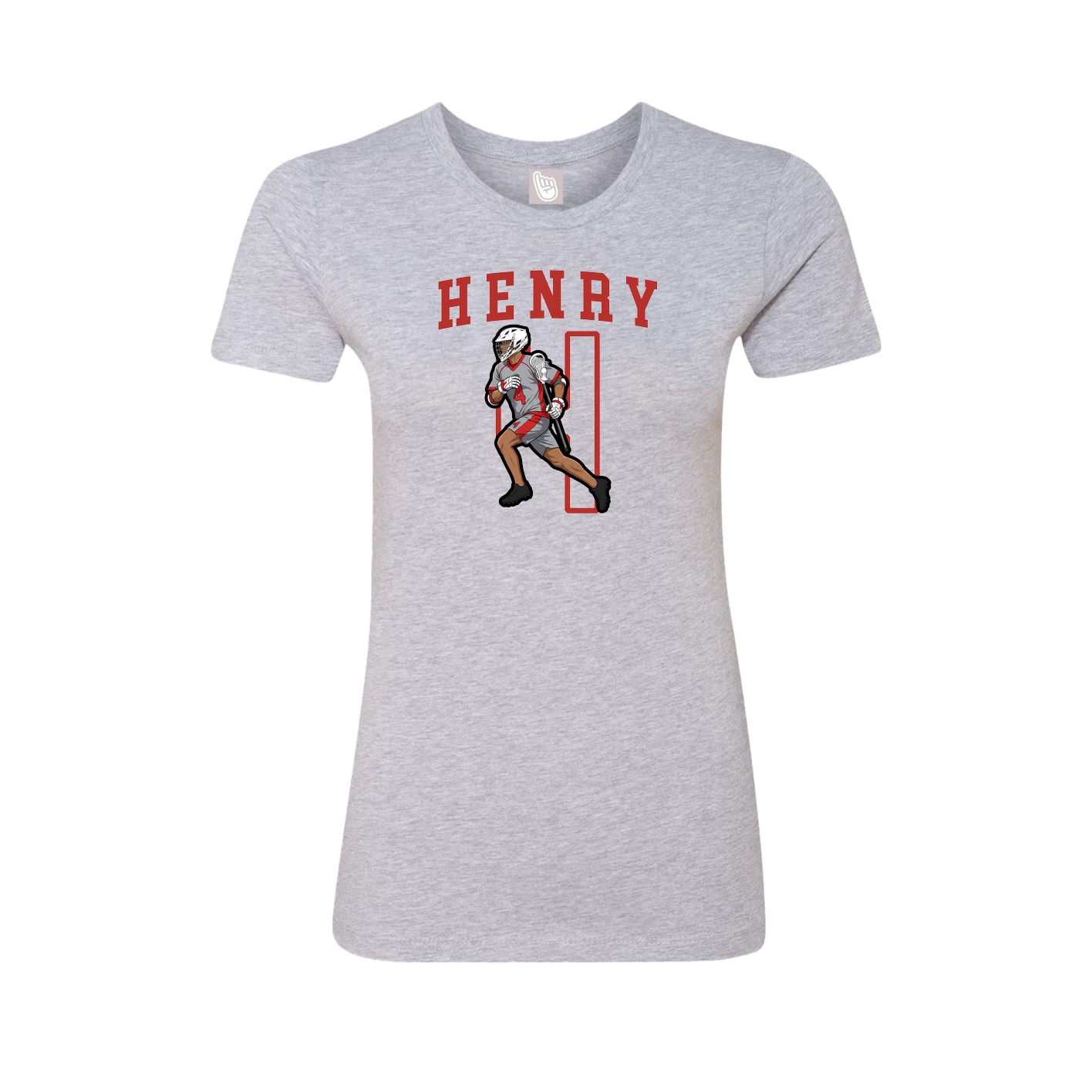 Fitted Women's Tee — Shirsey in Grey